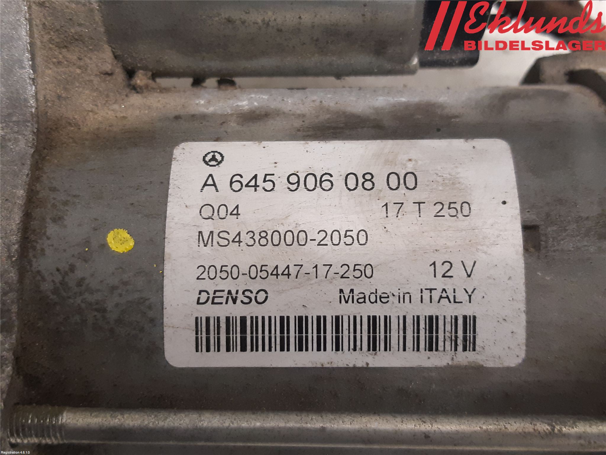 Mercedes-Benz MB A-KLASS (W176) 13-18 Startmotor Diesel