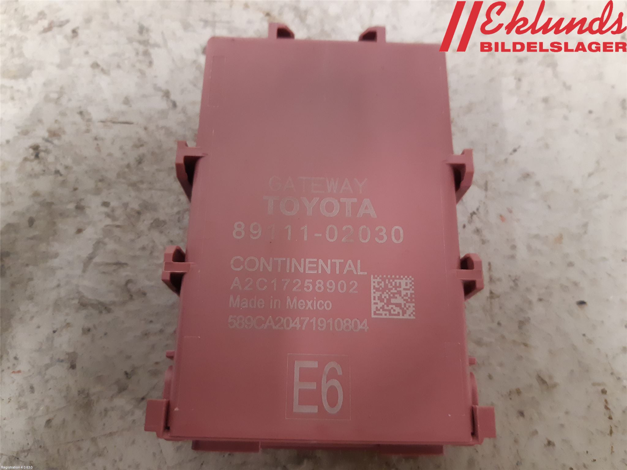 Toyota COROLLA 19- Styrenhet Övrigt