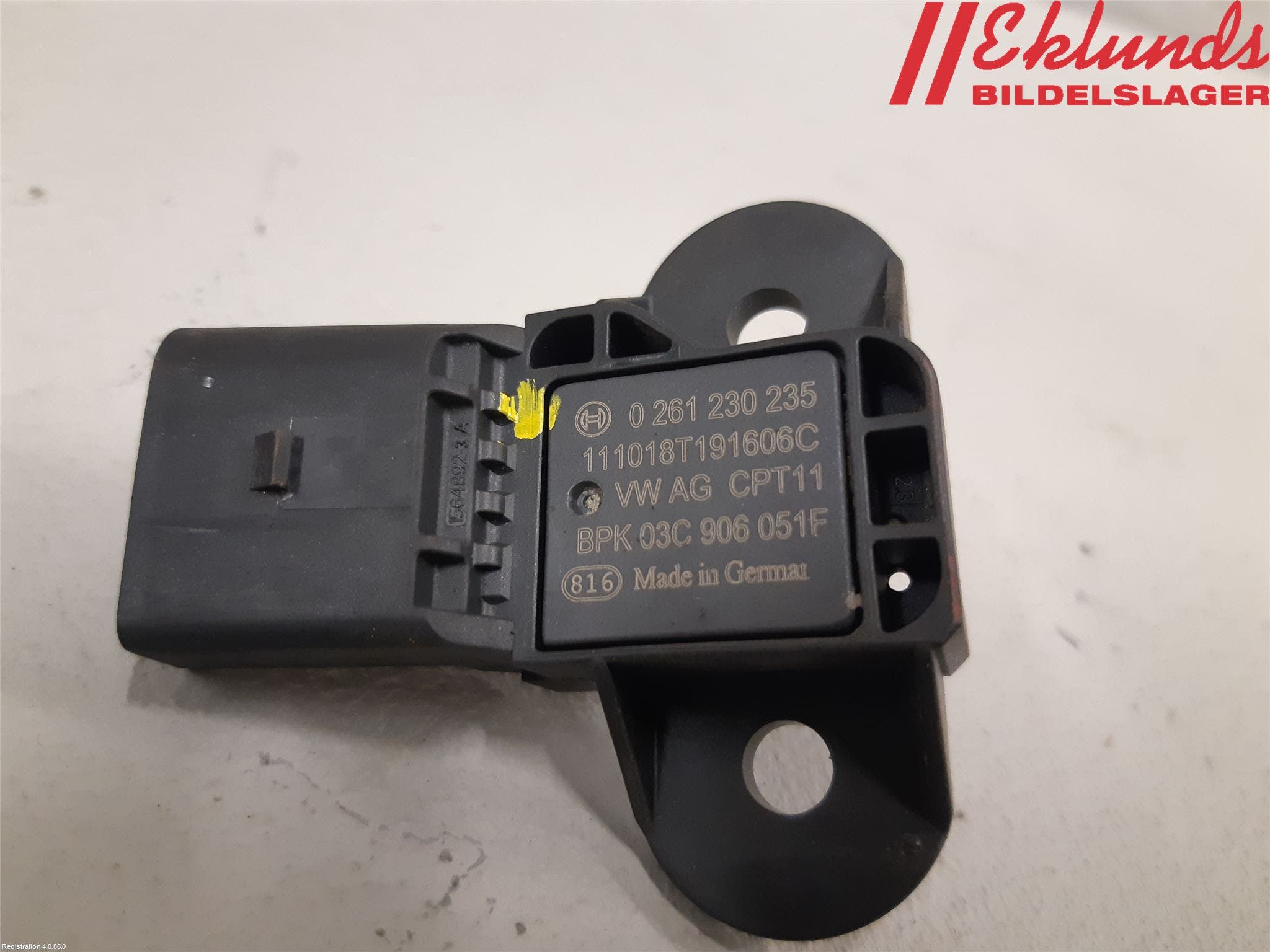 Volkswagen VW TRANSP/CARAVELLE (T5) 04-15 Givare Laddluftstryck