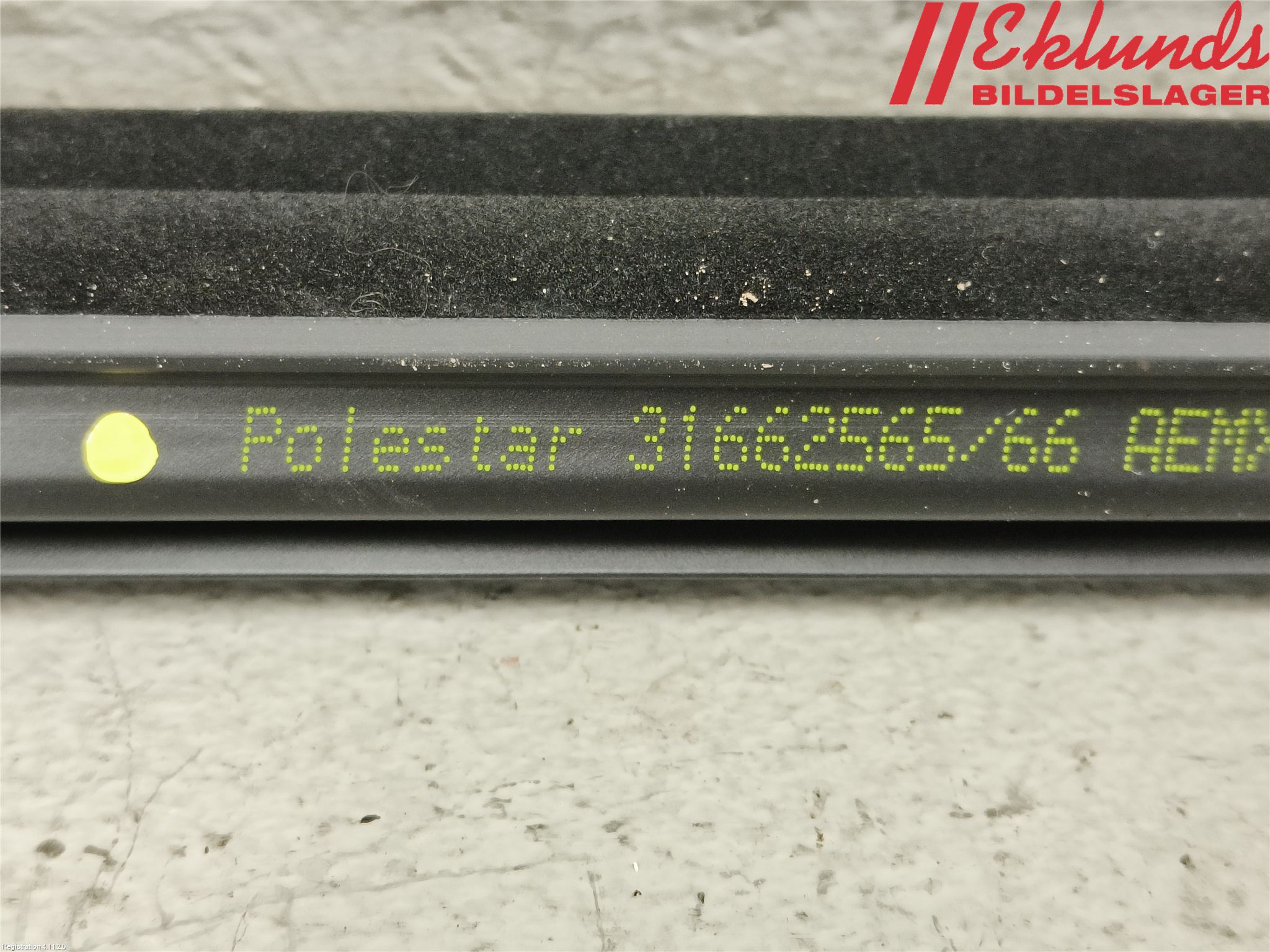 Polestar 2 20- Dörr Gummilist