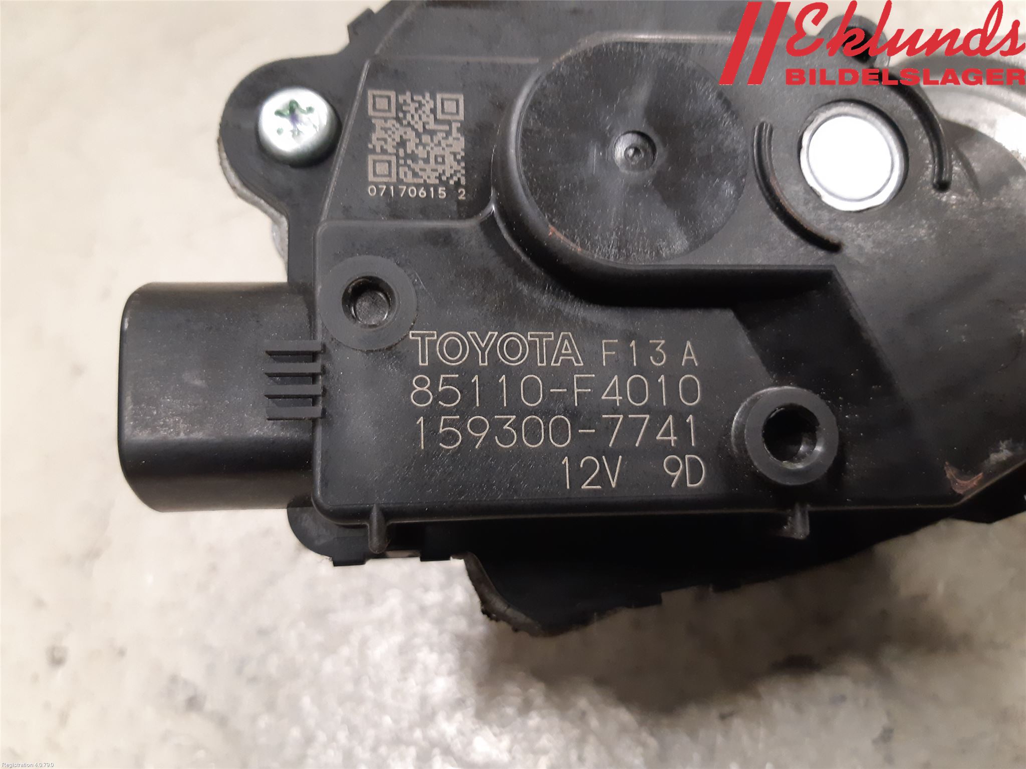 Toyota C-HR 16-23 Torkarmotor Vindruta