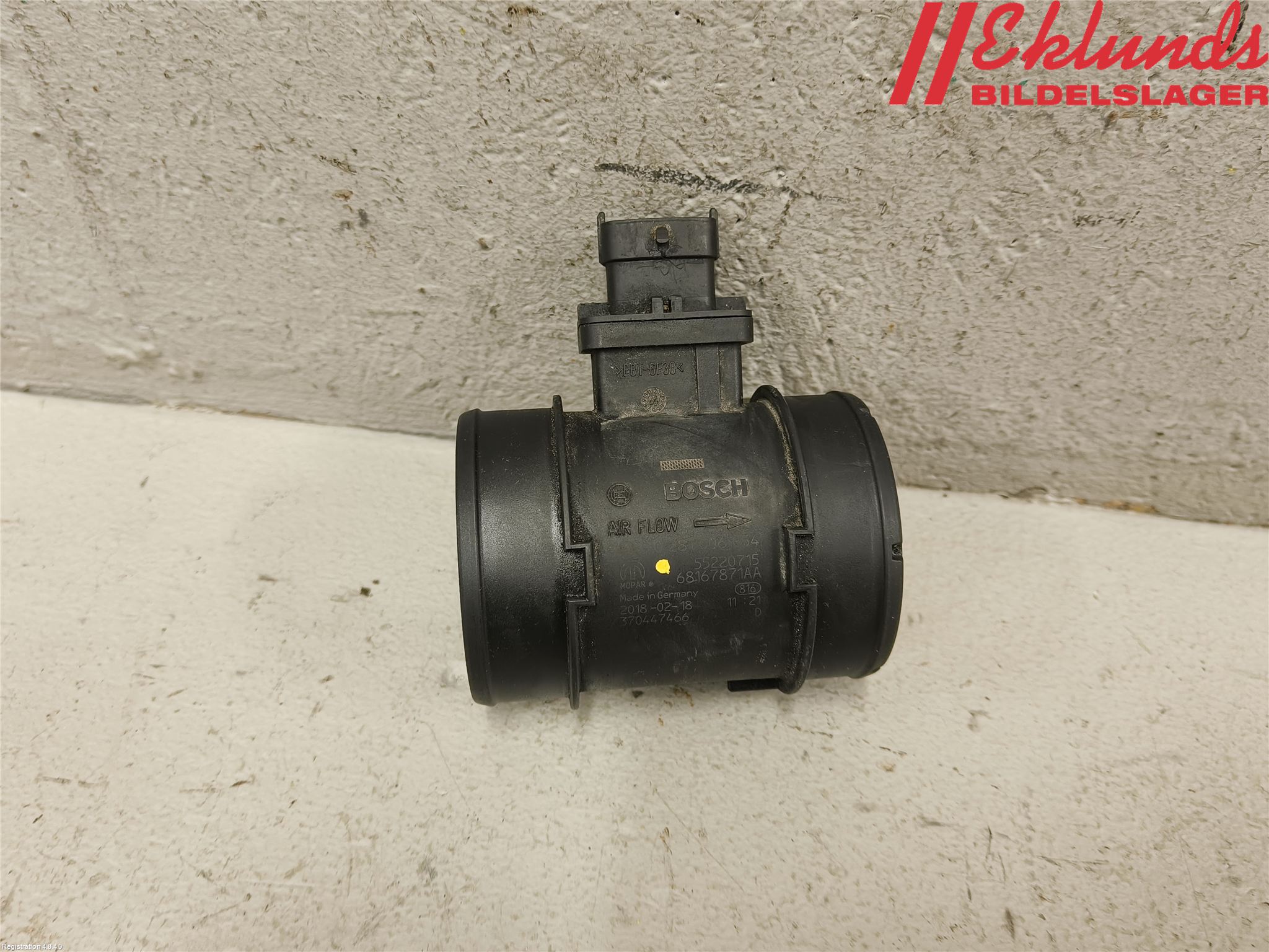 Fiat DOBLO CARGO Injluftmassamätare