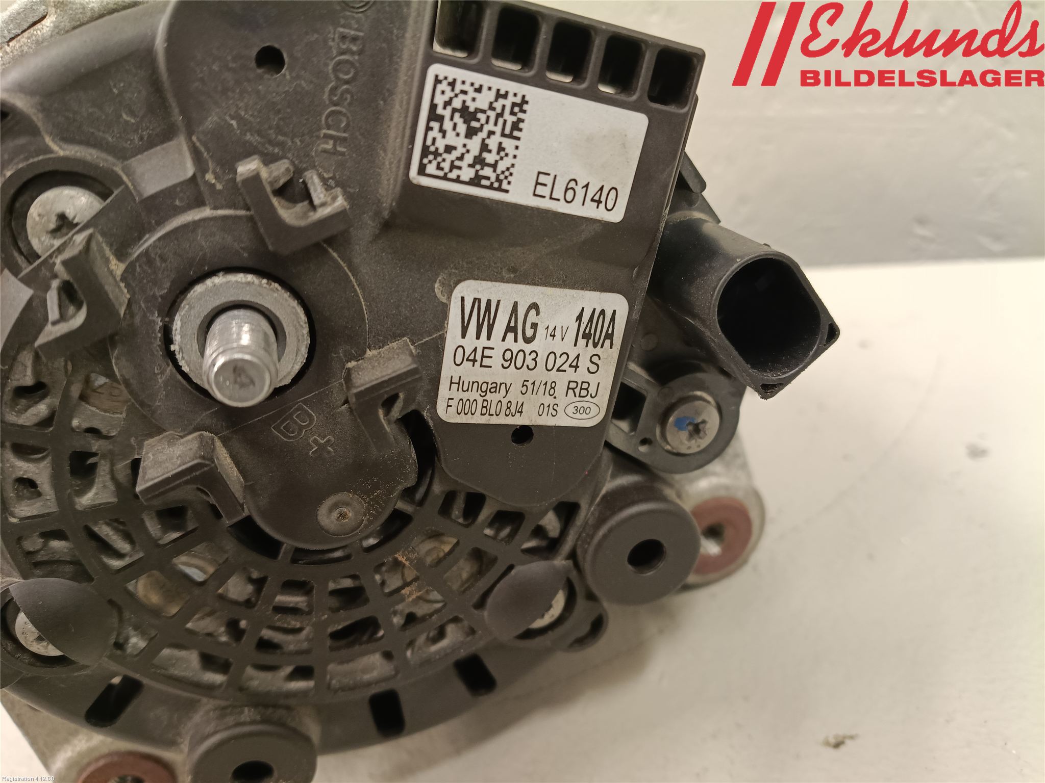 Audi A3/S3 8V 13-20 Generator