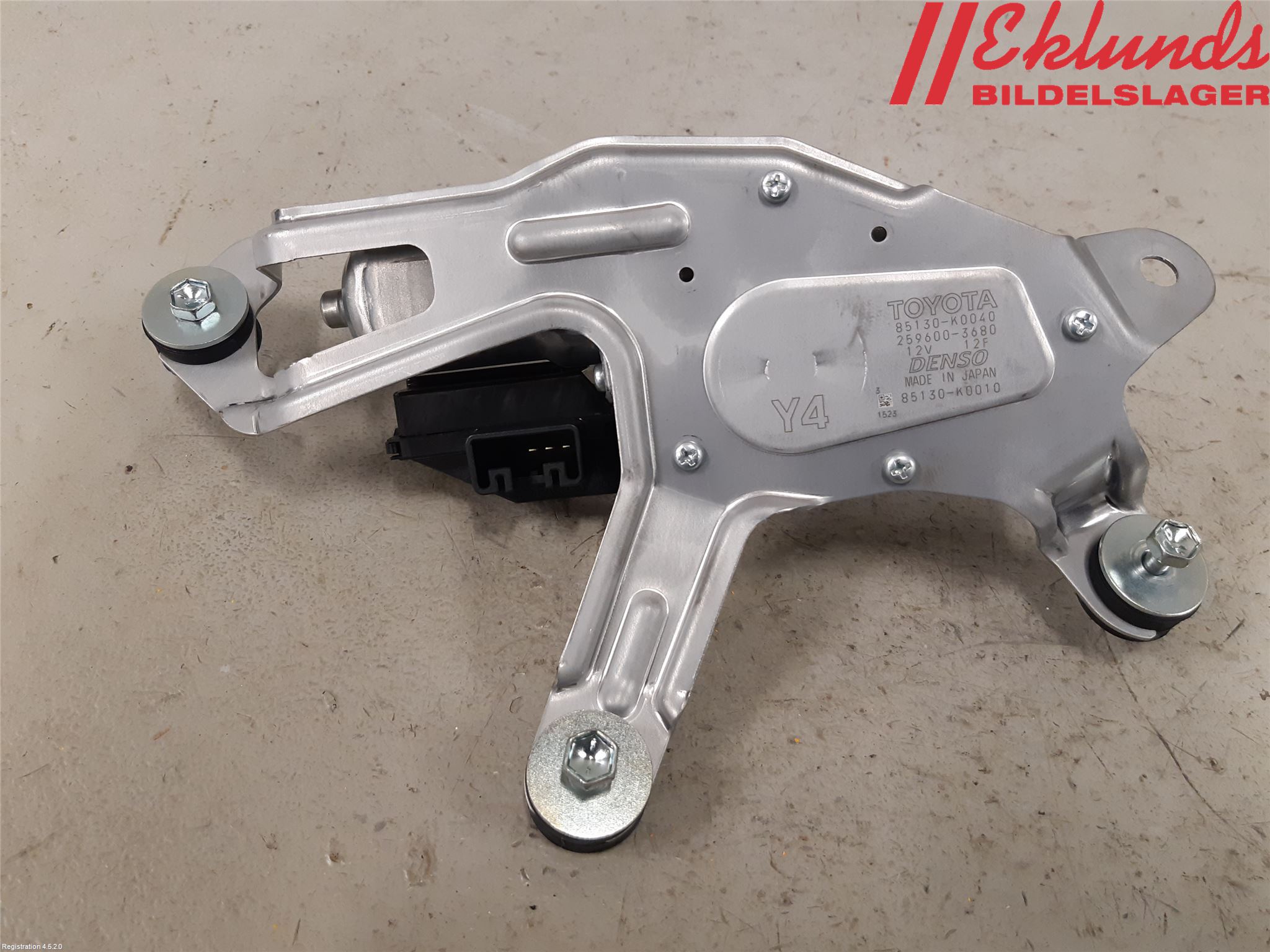 Toyota YARIS XP21 20- Torkarmotor Baklucka