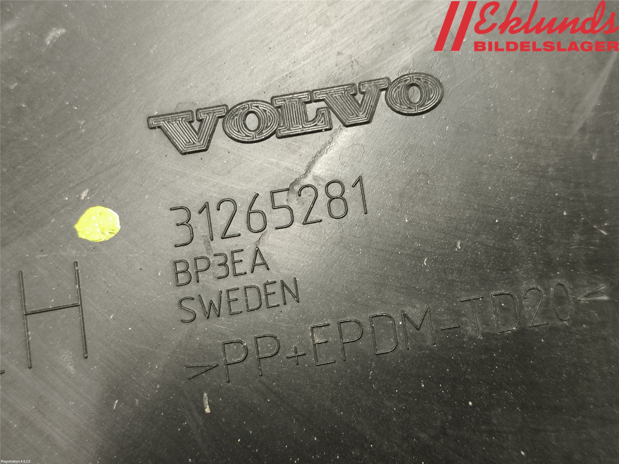 Volvo V60 14-18 Stötfångarfäste Bak Vä