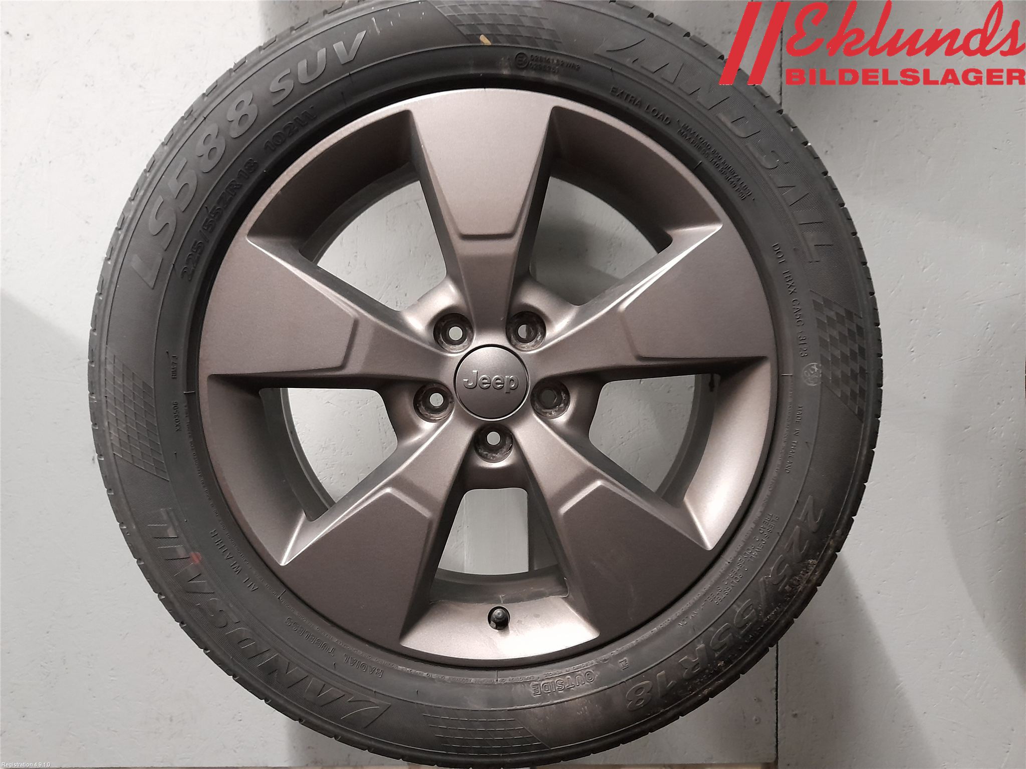 Jeep GRAND CHEROKEE 10-20 Sommardäck Alumfälg 4St