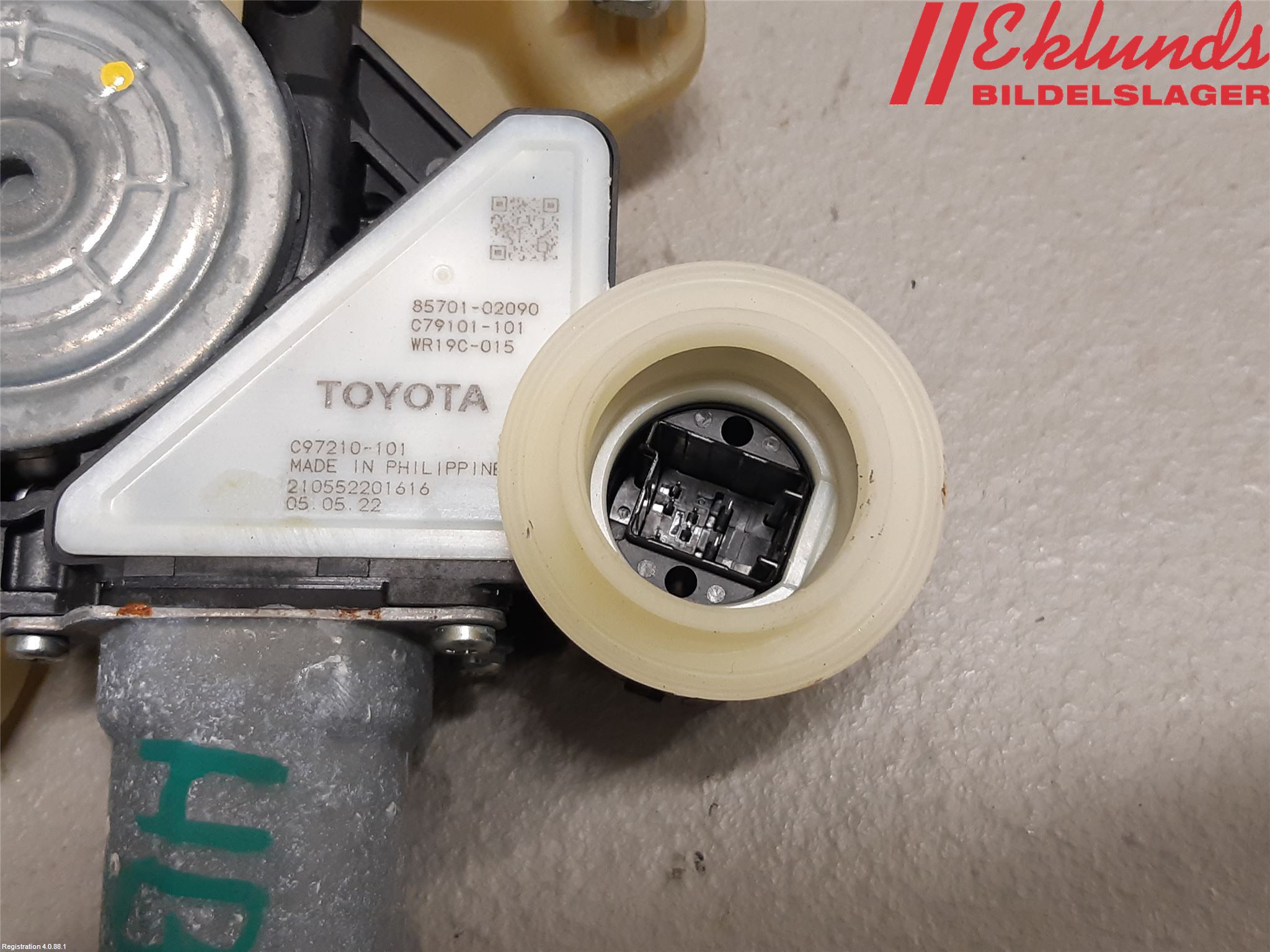 Toyota COROLLA 19- Fönsterhiss El Kompl