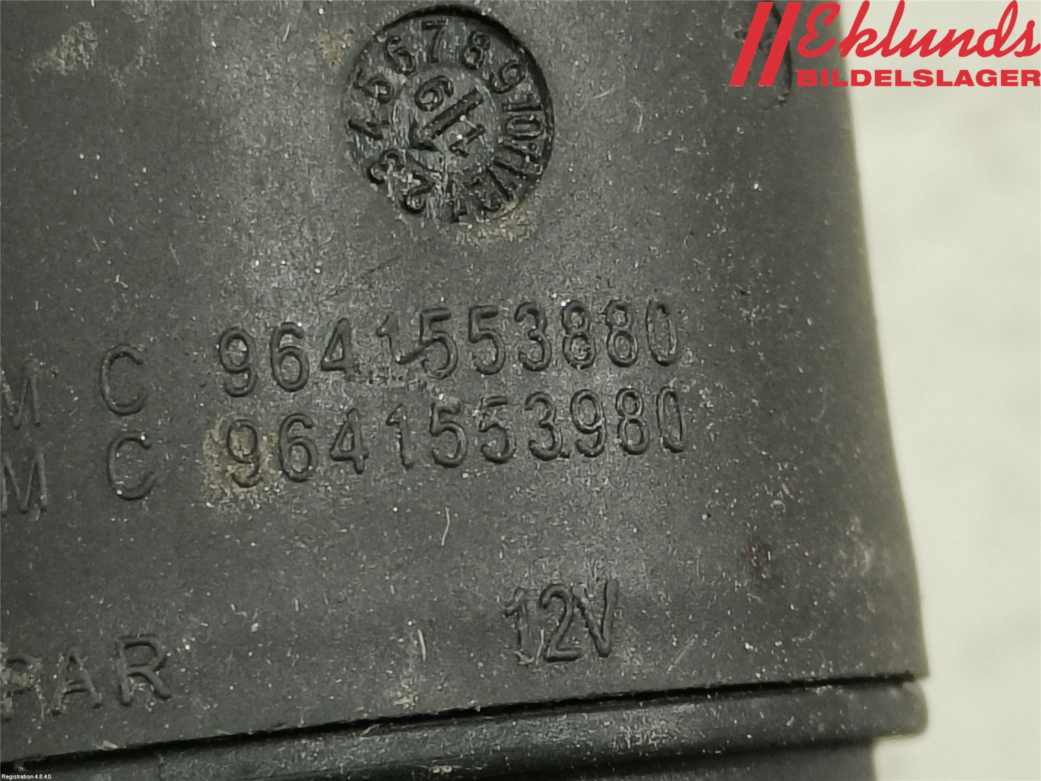 Peugeot 508 19- Spolarpump Vindruta