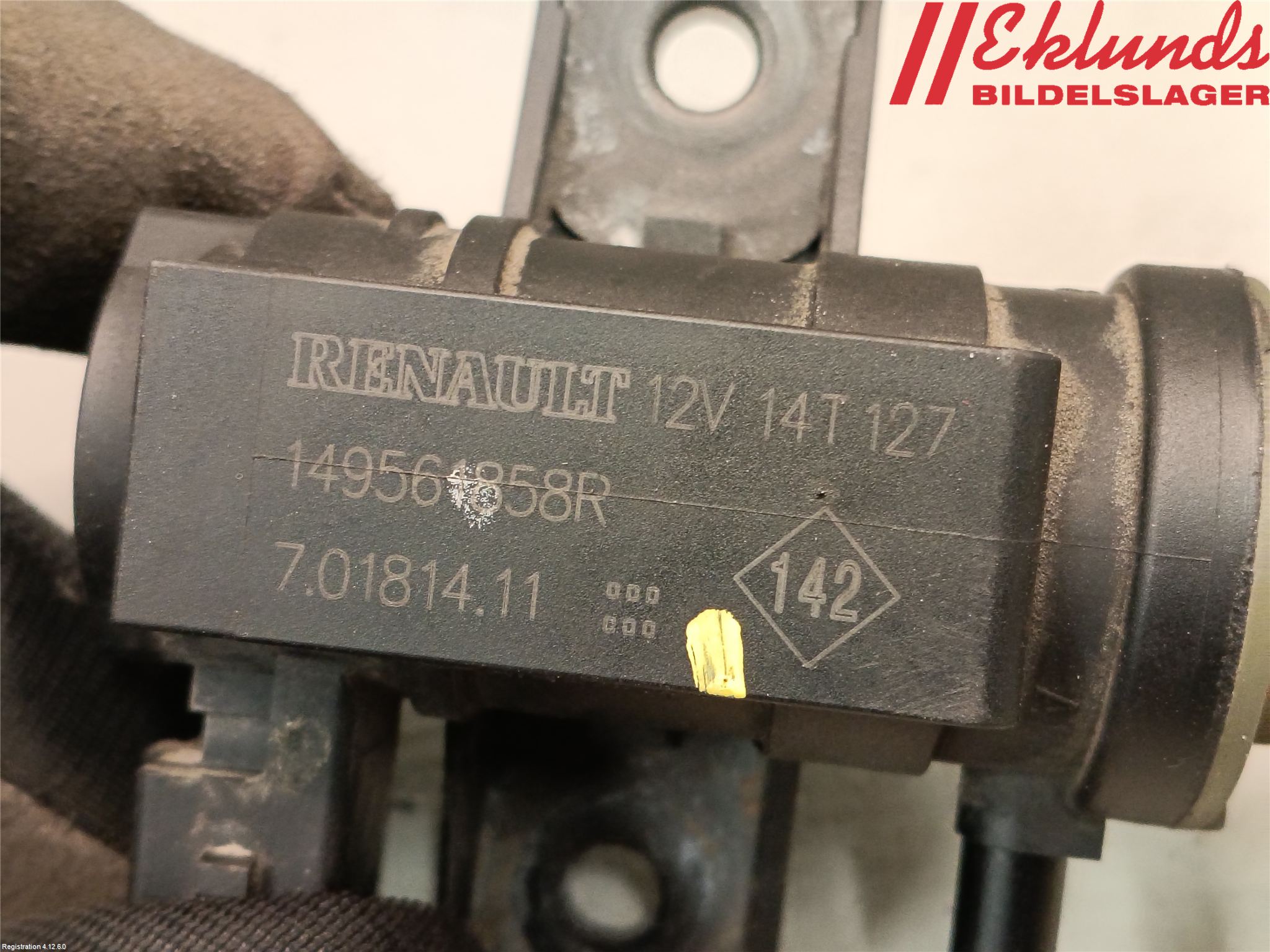 Opel MOVANO B 10-22 Magnetventil Laddtryck