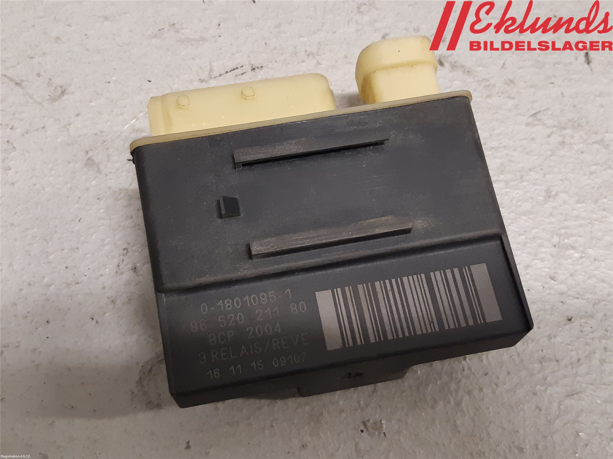 Citroen BERLINGO 08-18 Relä Övrigt