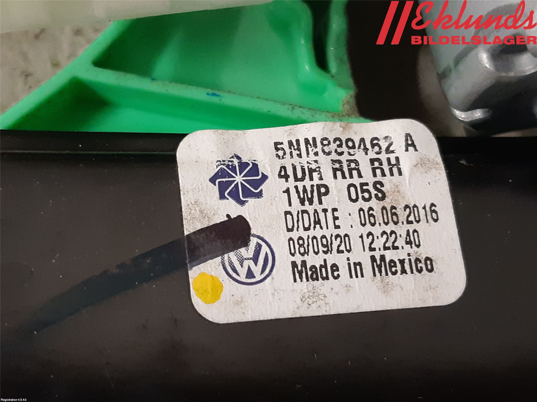 Volkswagen VW TIGUAN 16-24 Fönsterhiss El Kompl