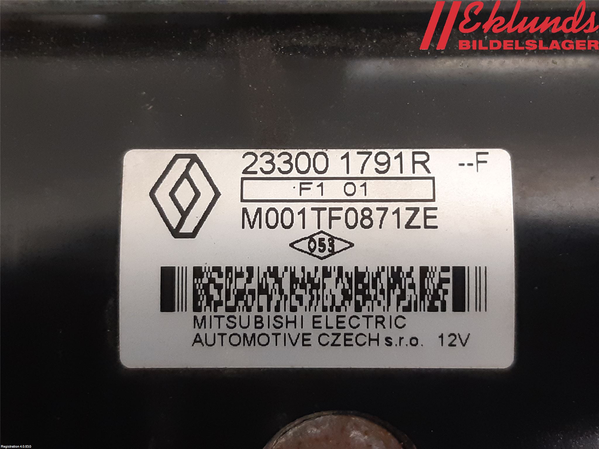 Fiat TALENTO 16- Startmotor Diesel