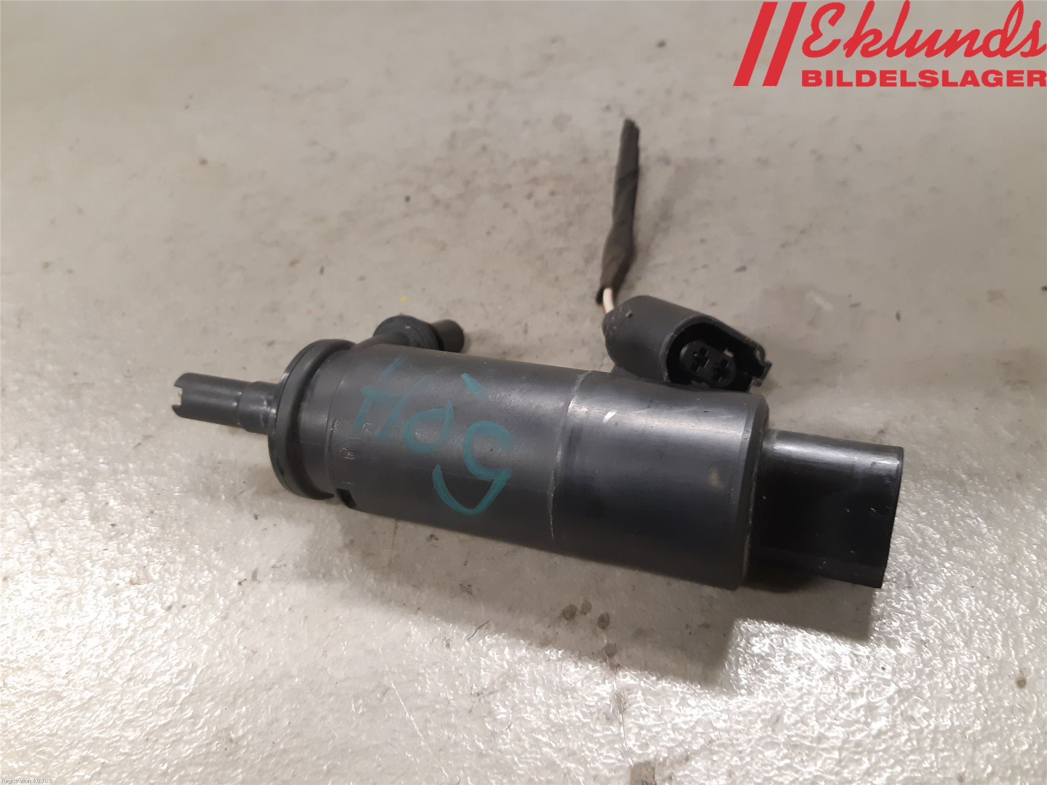 Volkswagen VW GOLF / E-GOLF VII 13-20 Spolarpump Högtryck