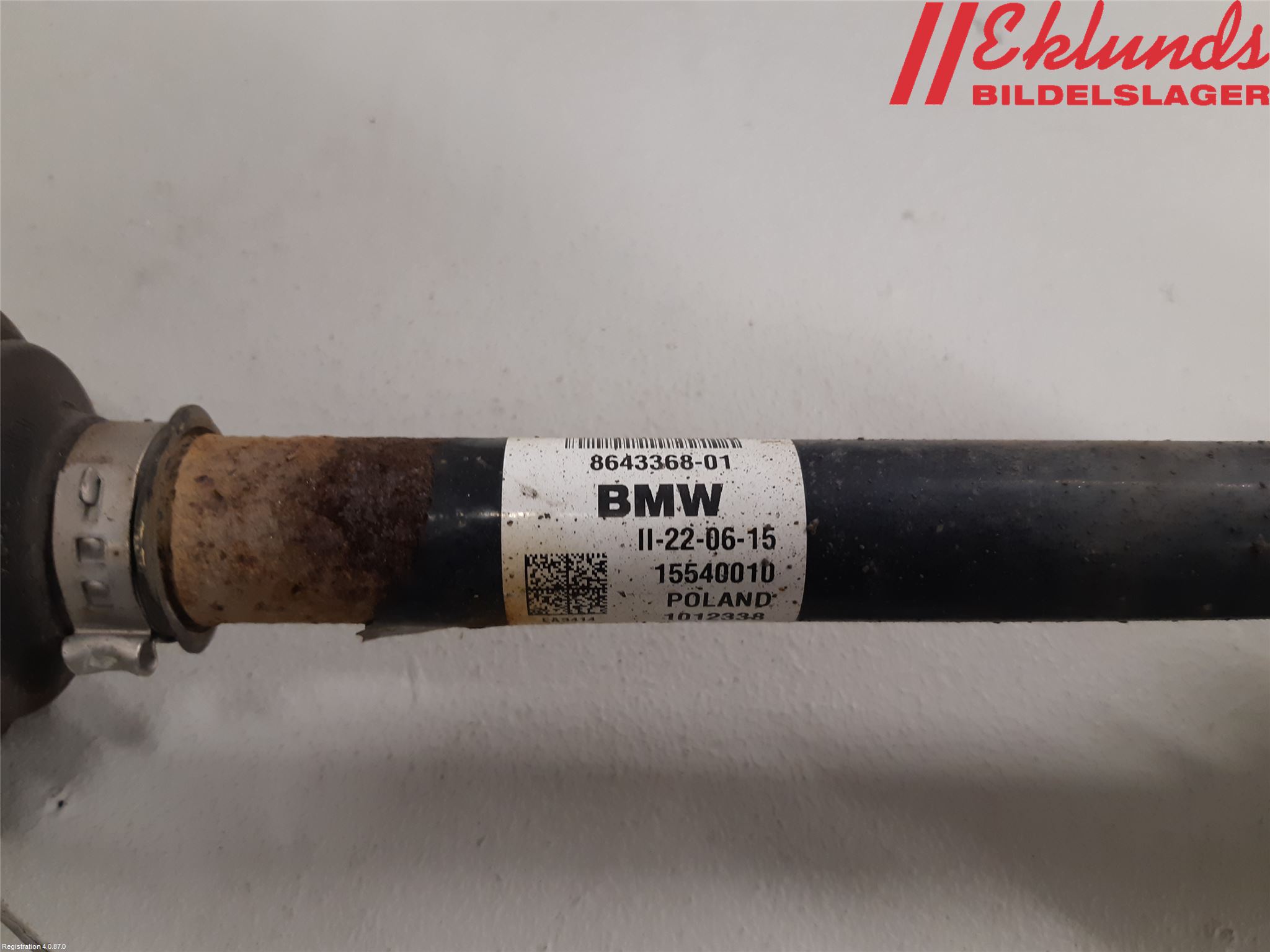 BMW 2 F45 Active Tourer 14-21 Drivaxel Fram Höger