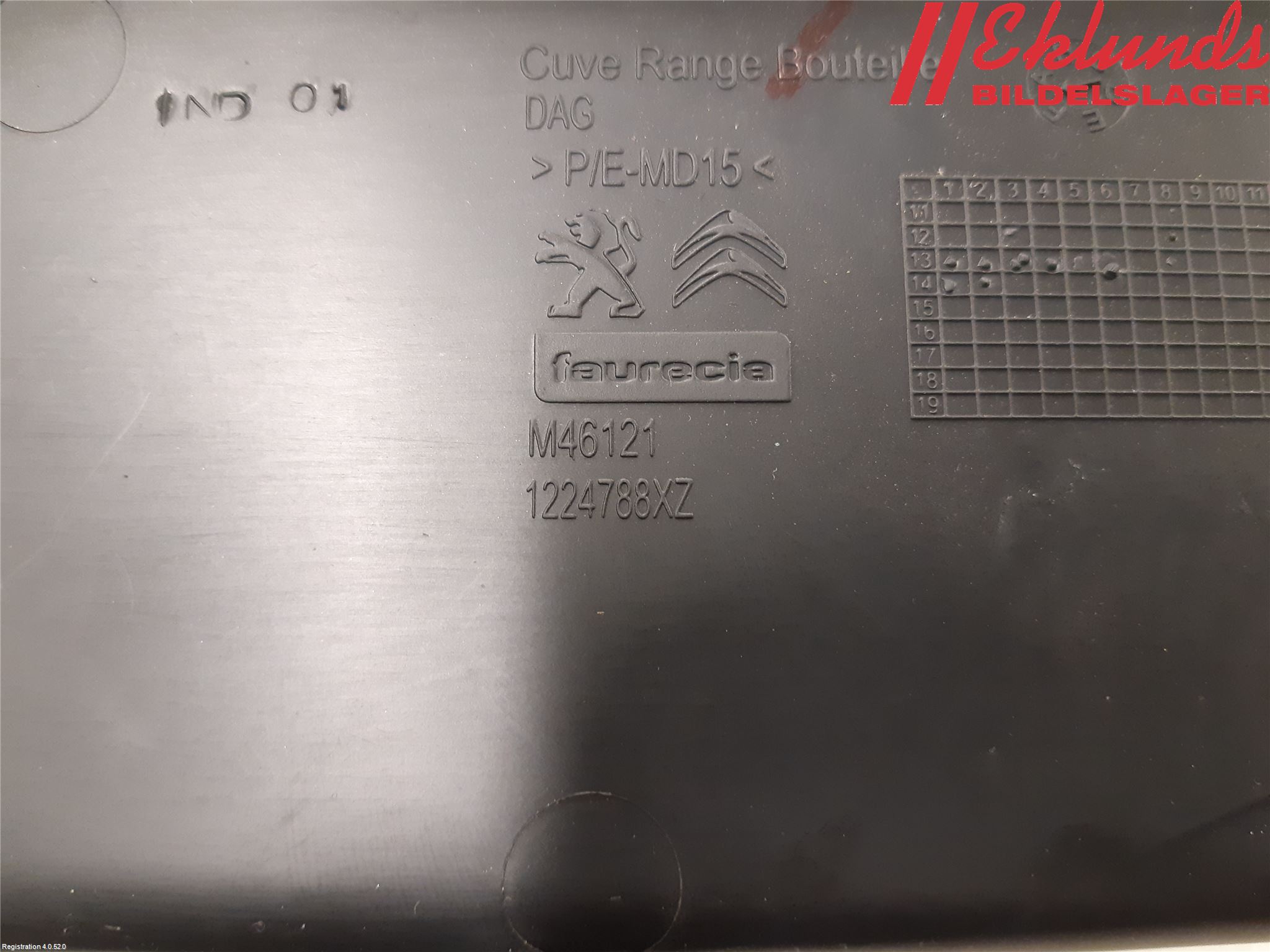 Citroen C4 GRAND PICASSO 14-18 Handskfack