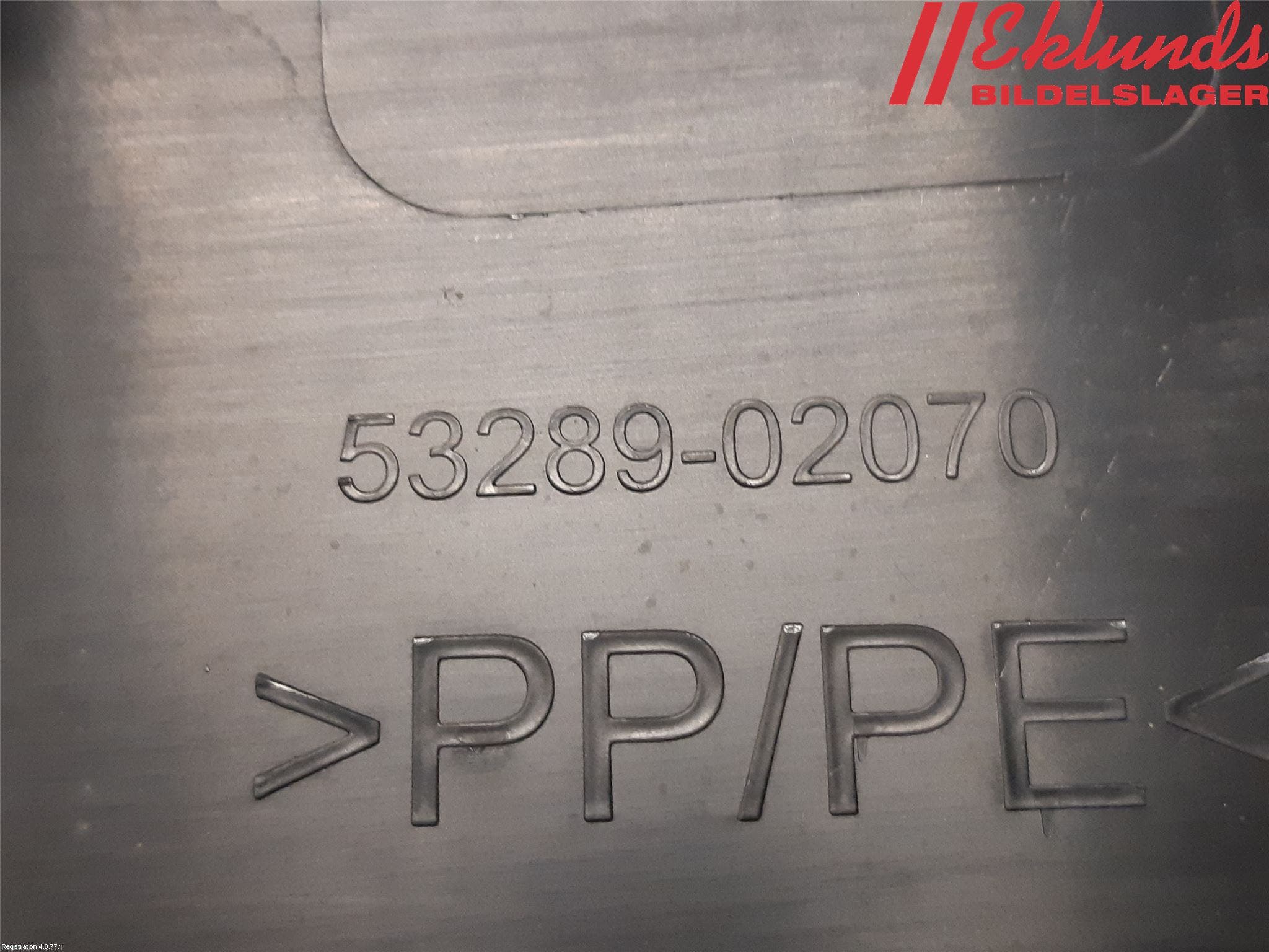 Toyota COROLLA 19- Täckplast Front