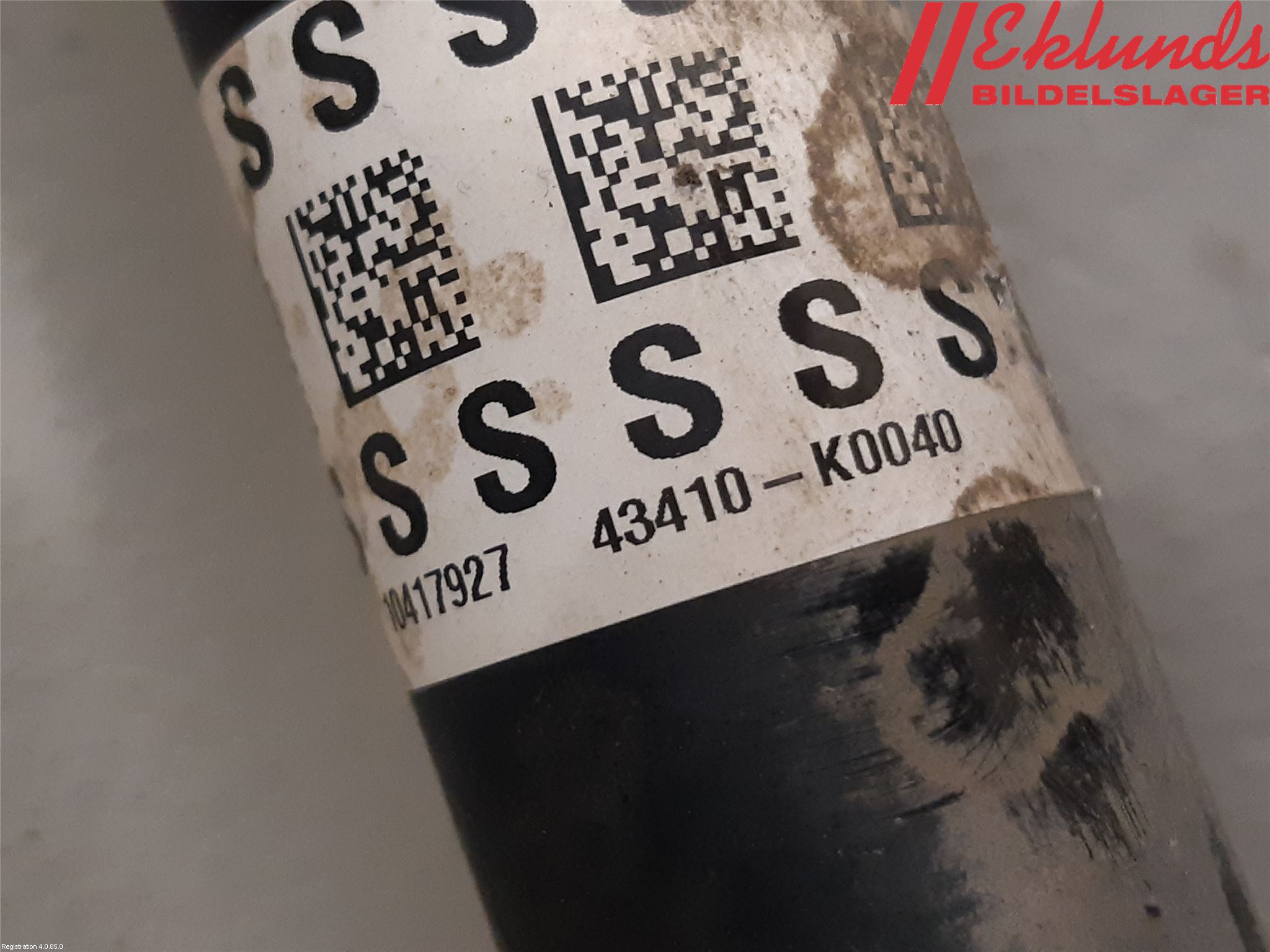 Toyota YARIS XP21 20- Drivaxel Fram Höger