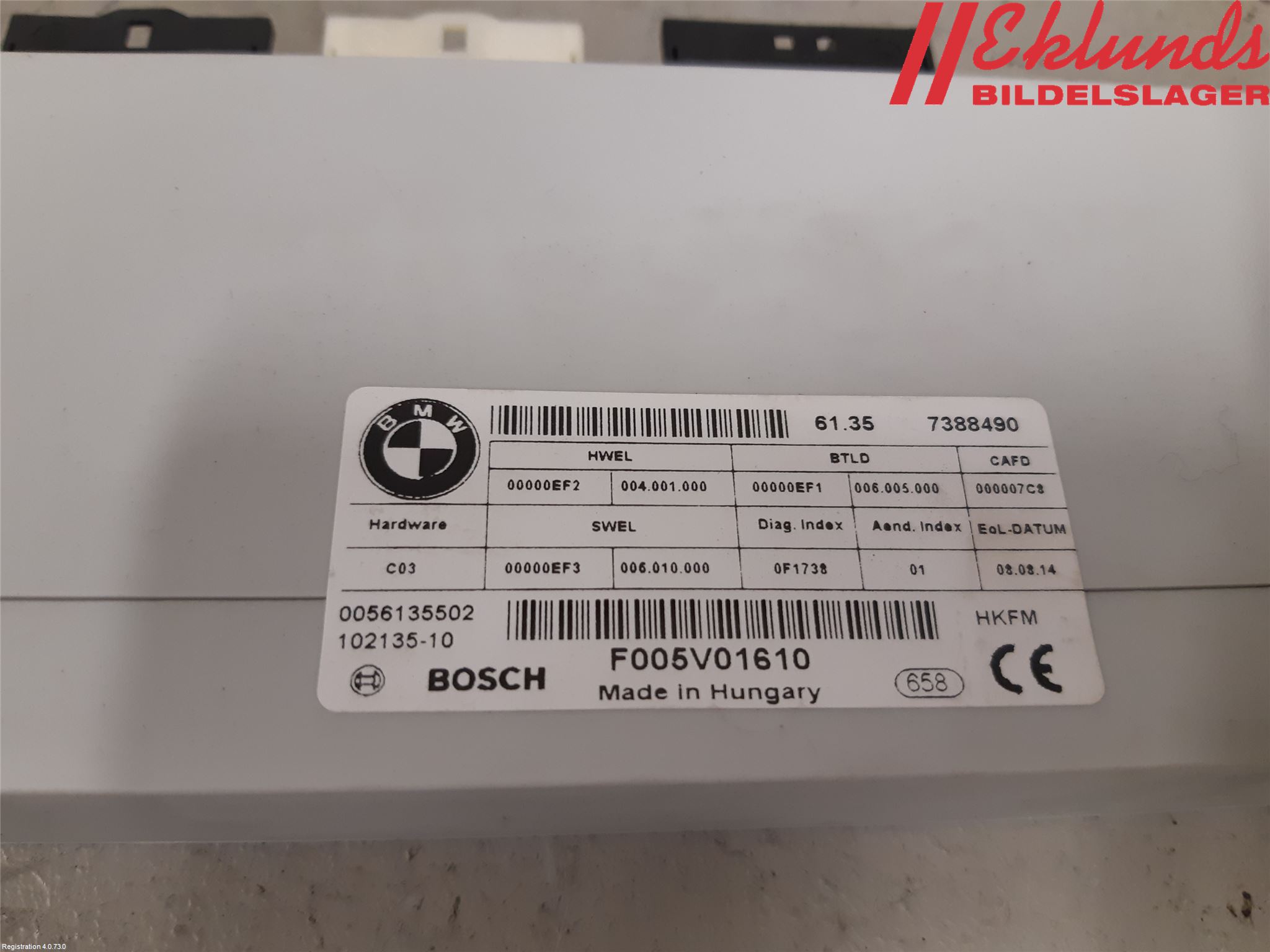 BMW X5 F15 13-18 Styrenhet Baklucka