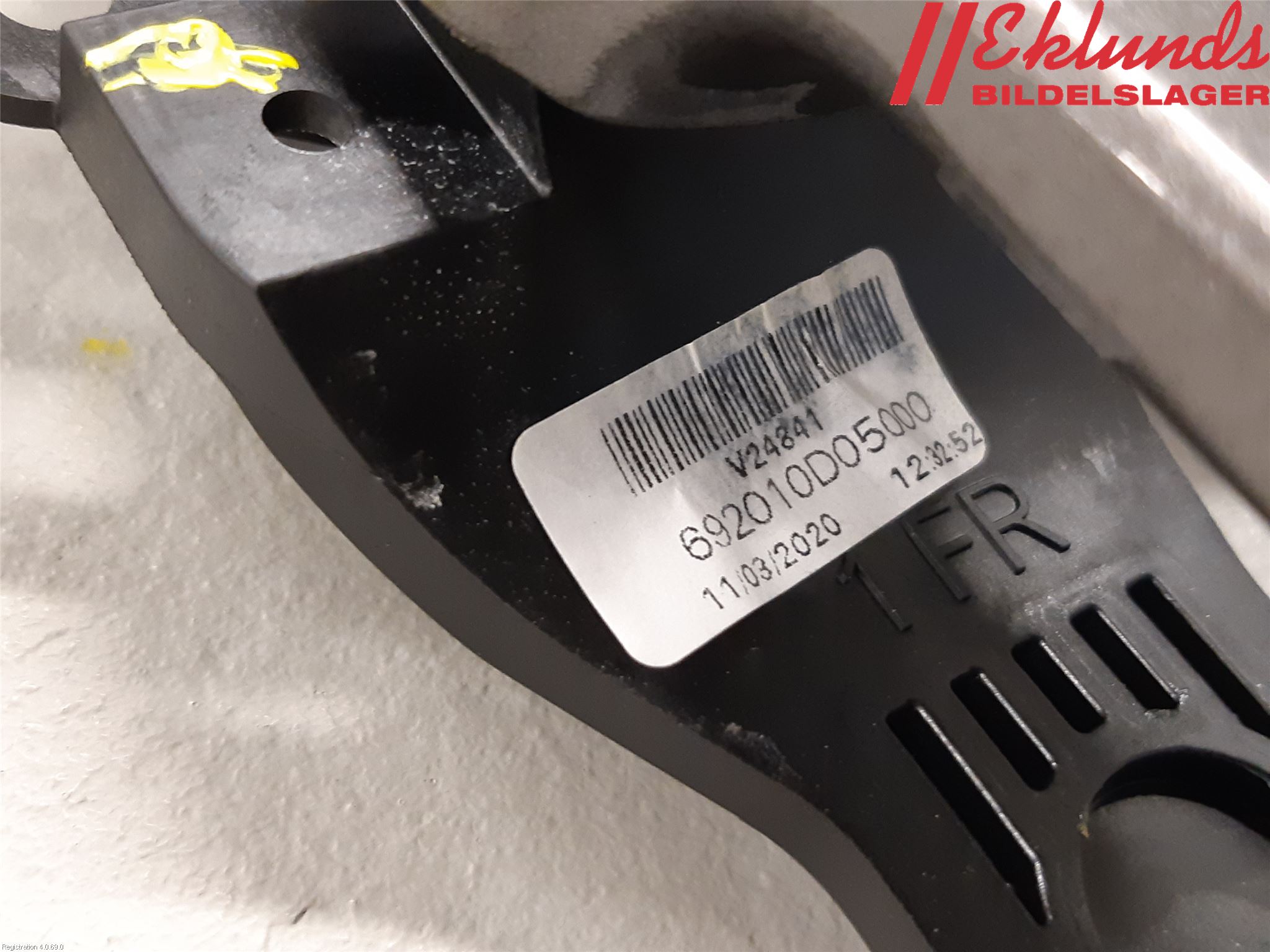Toyota YARIS XP130 15-20 Dörrhandtag Yttre Hö