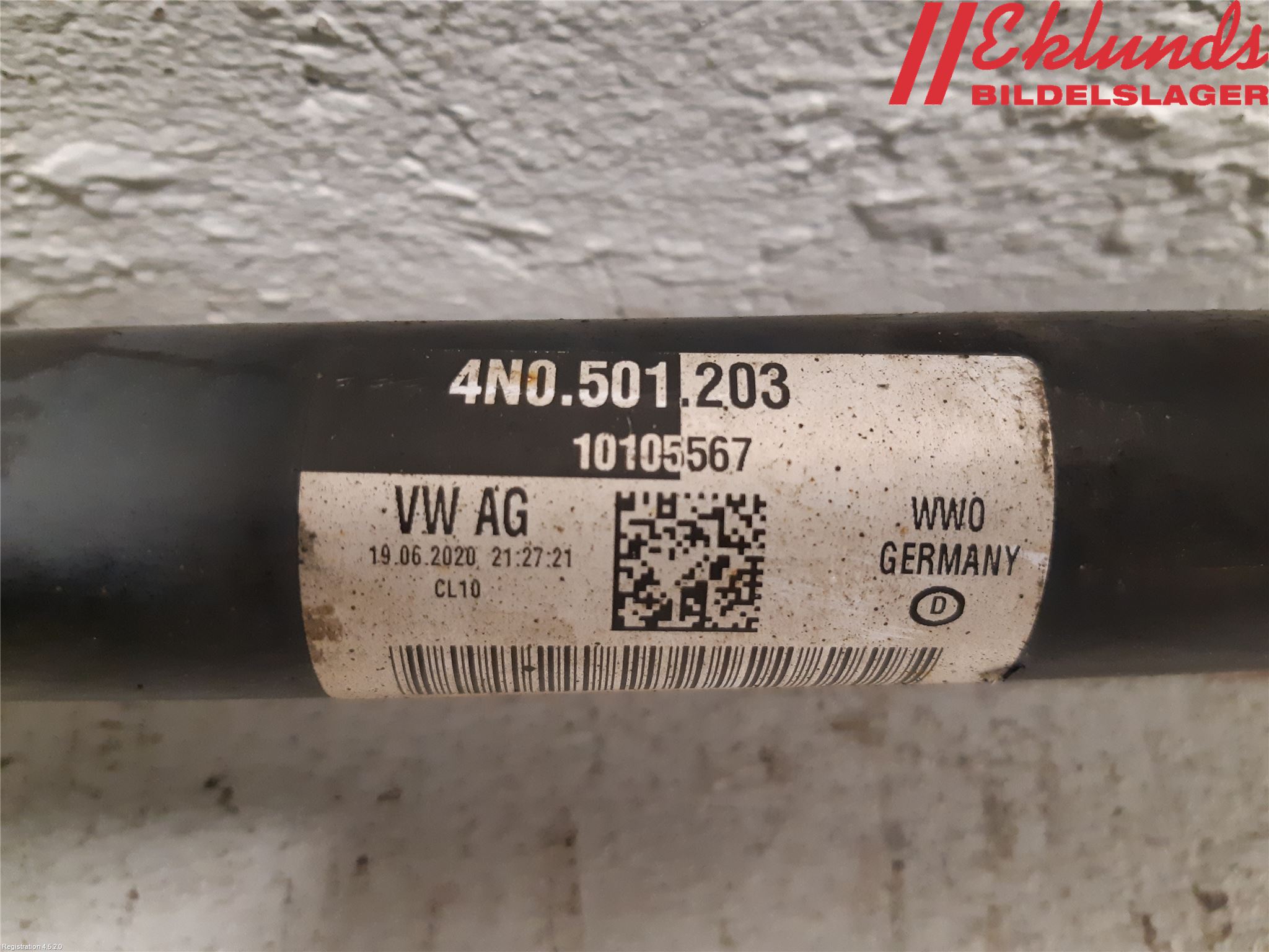 Audi A6 F2/C8 19- Drivaxel Bak Vänster