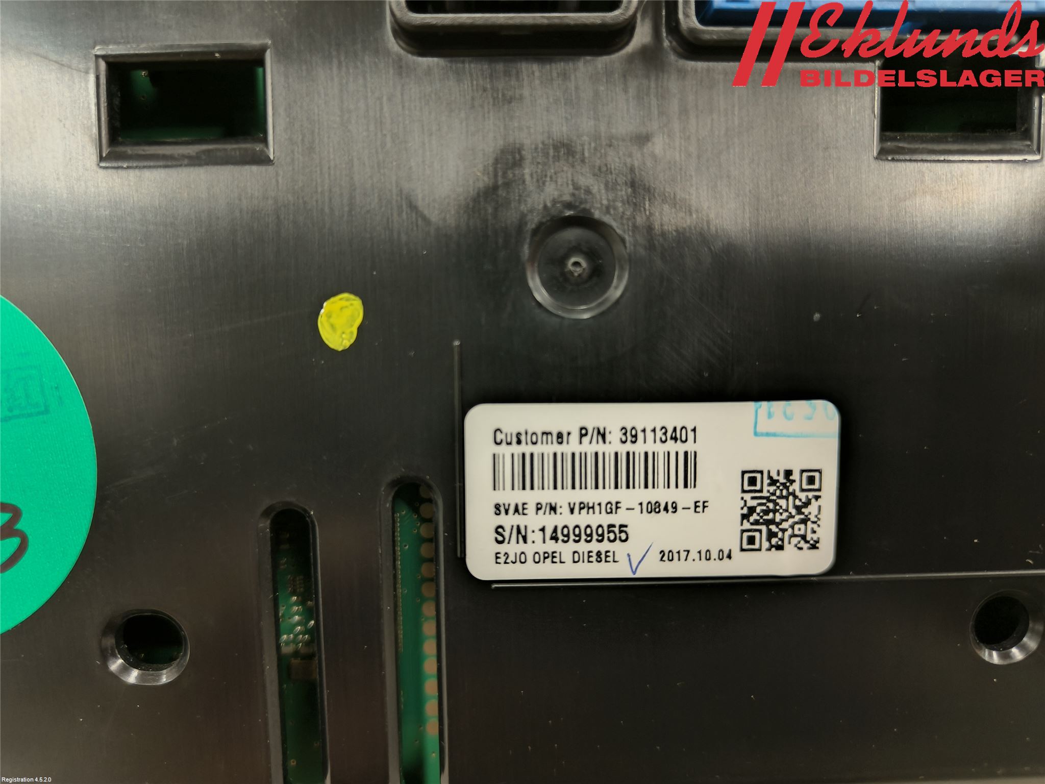 Opel INSIGNIA 17- Instrument Komb