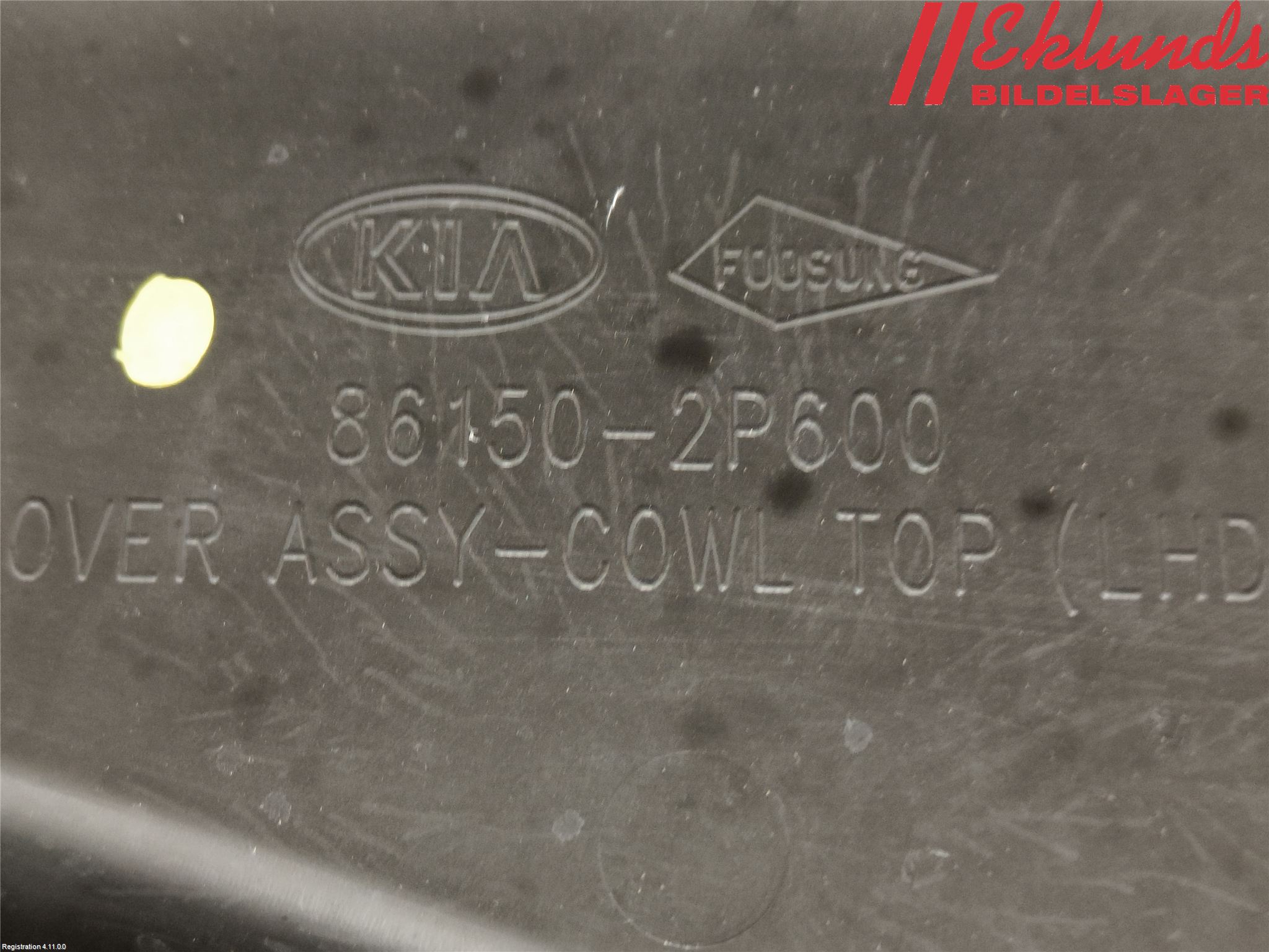 Kia SORENTO 10-14 Torpedplåt-Torpedplast