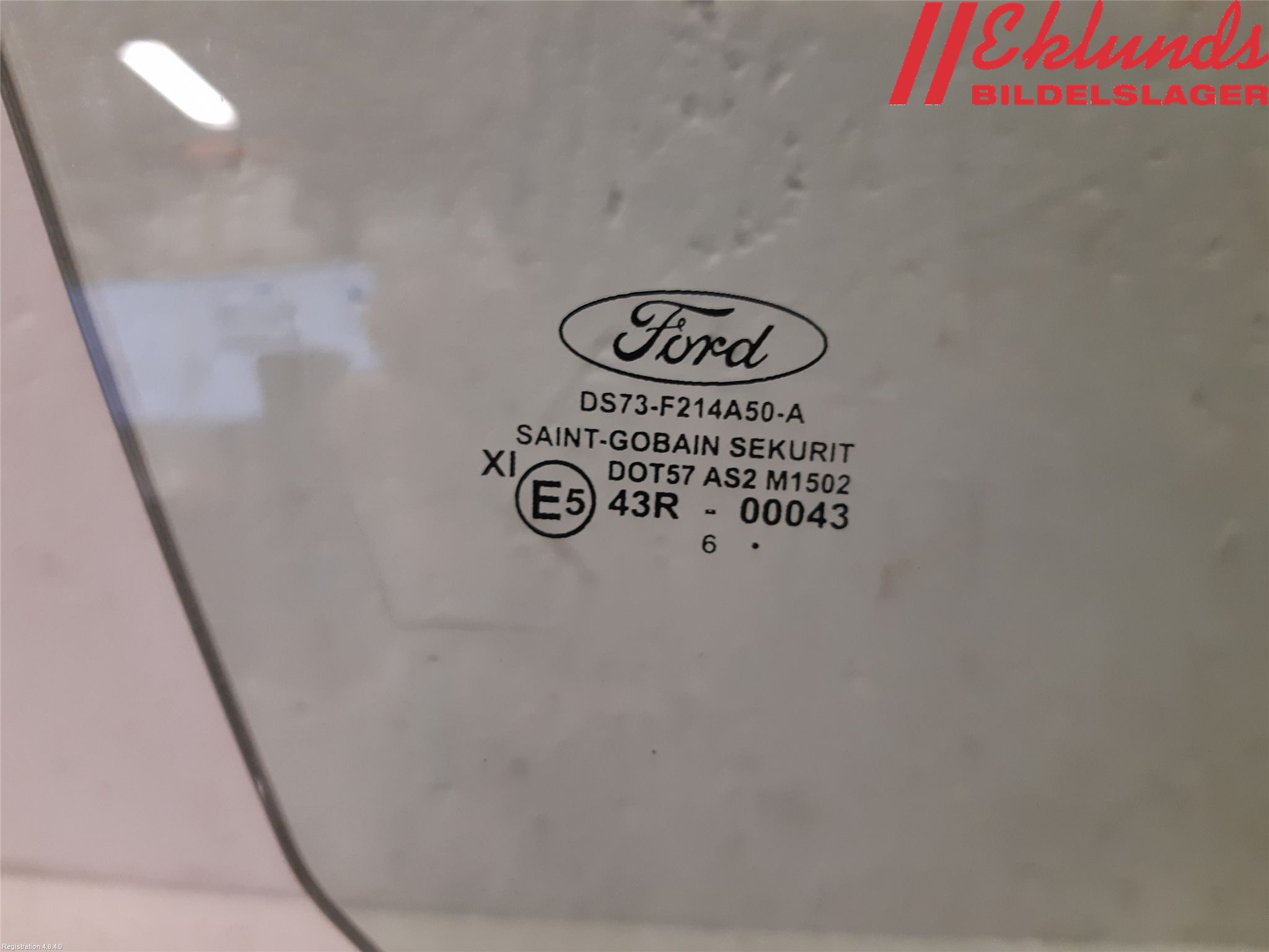 Ford MONDEO 15-22 Dörruta Fram Höger