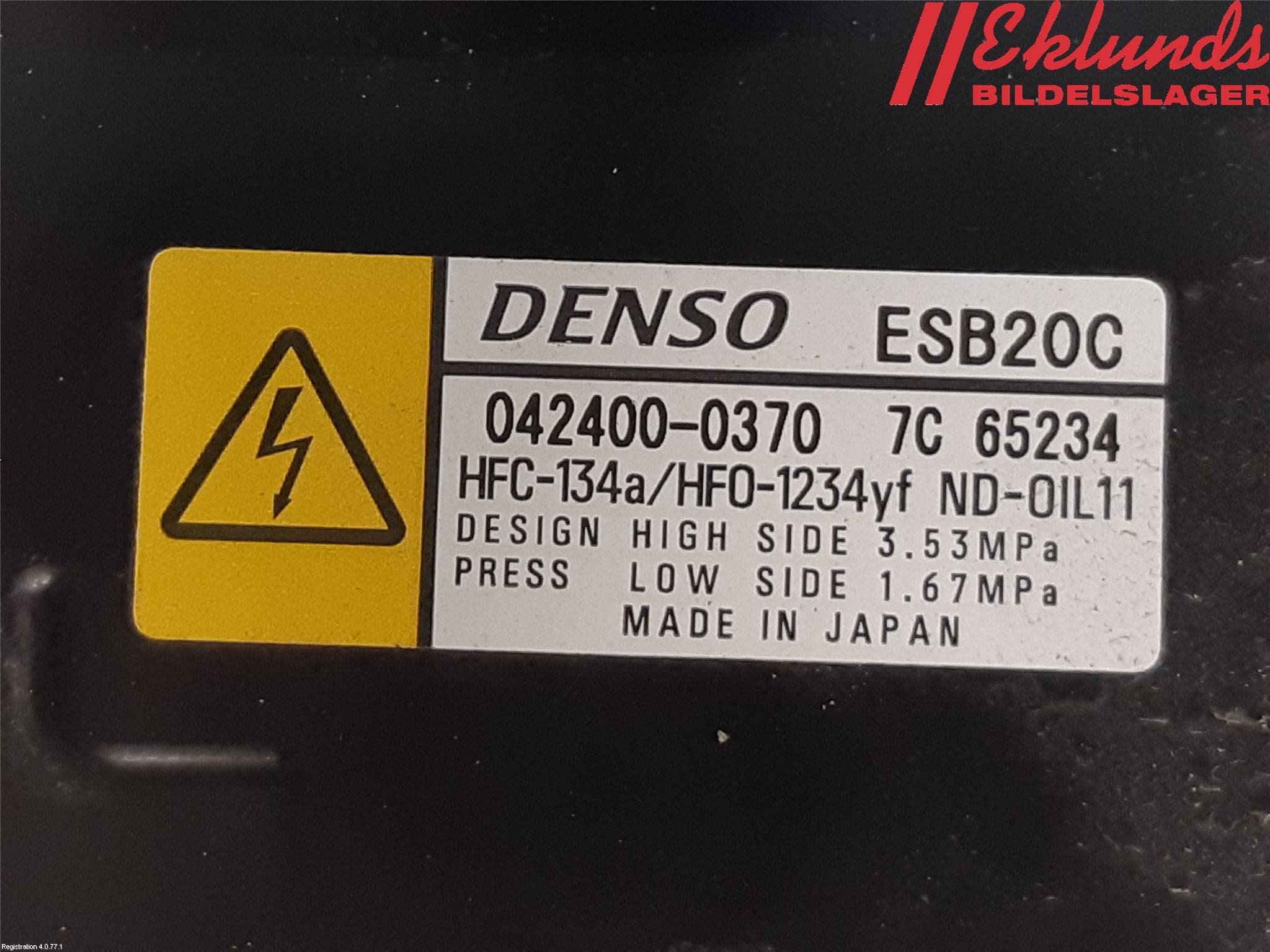 Toyota C-HR 16-23 Ac Kompressor