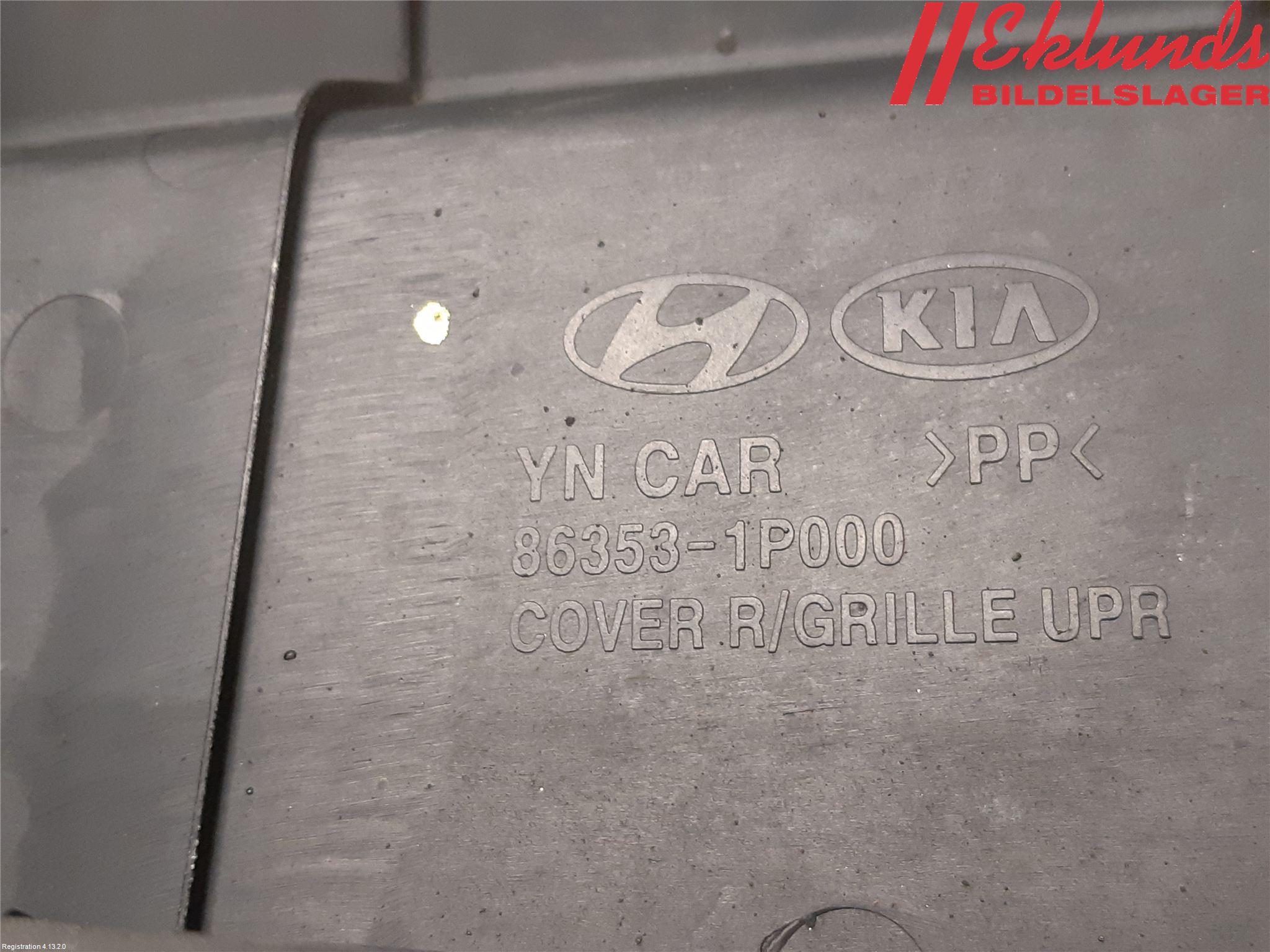 Kia VENGA 10-19 Täckplast Front