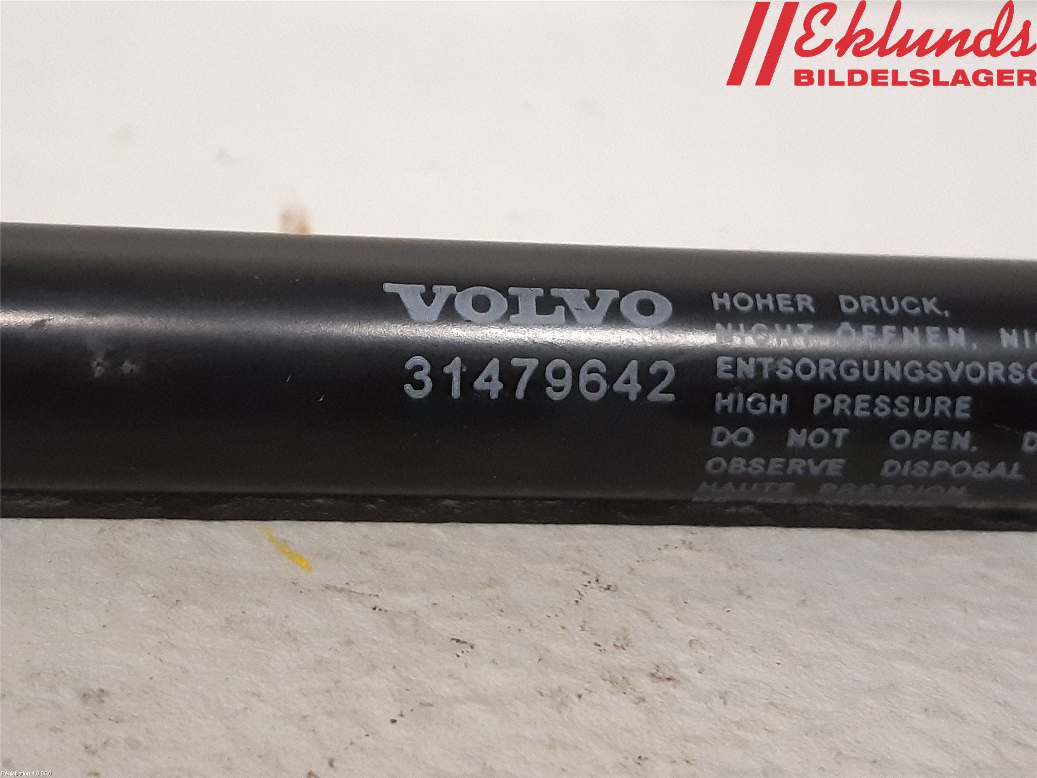 Volvo S90 17->> Gasfjäder Motorhuv