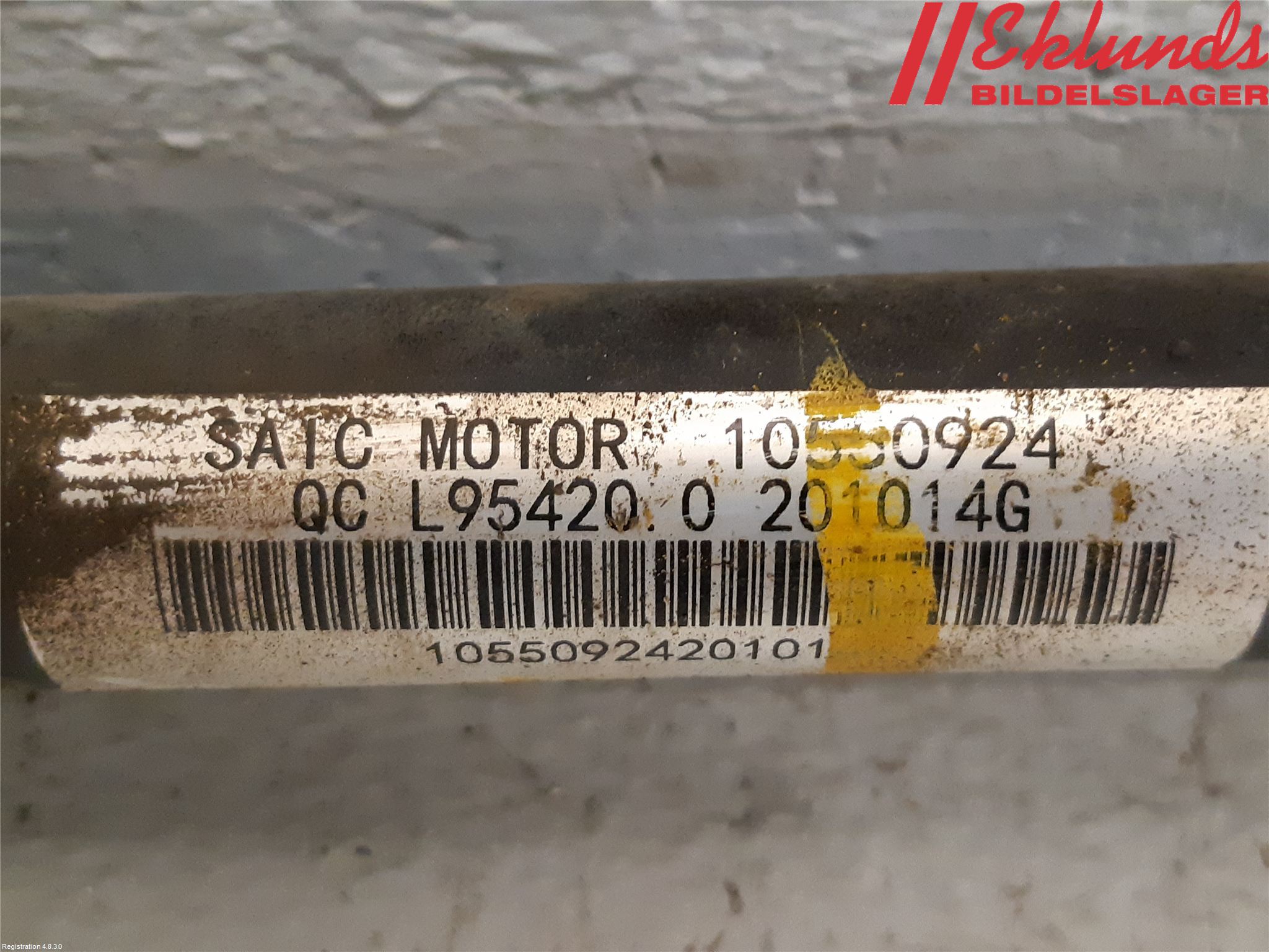 MG ZS EV 20- Drivaxel Fram Vänster