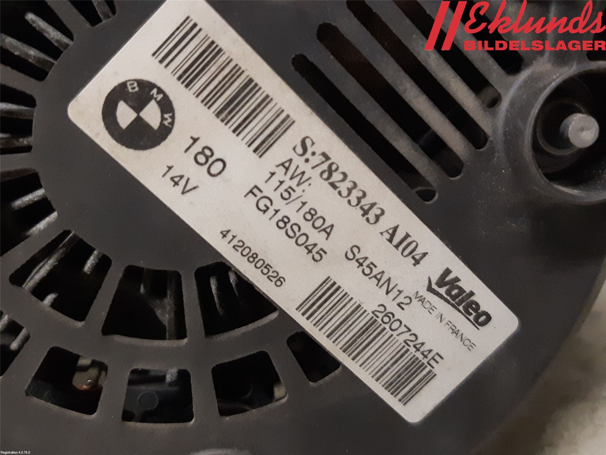 BMW 1 F20/F21 11-19 Generator