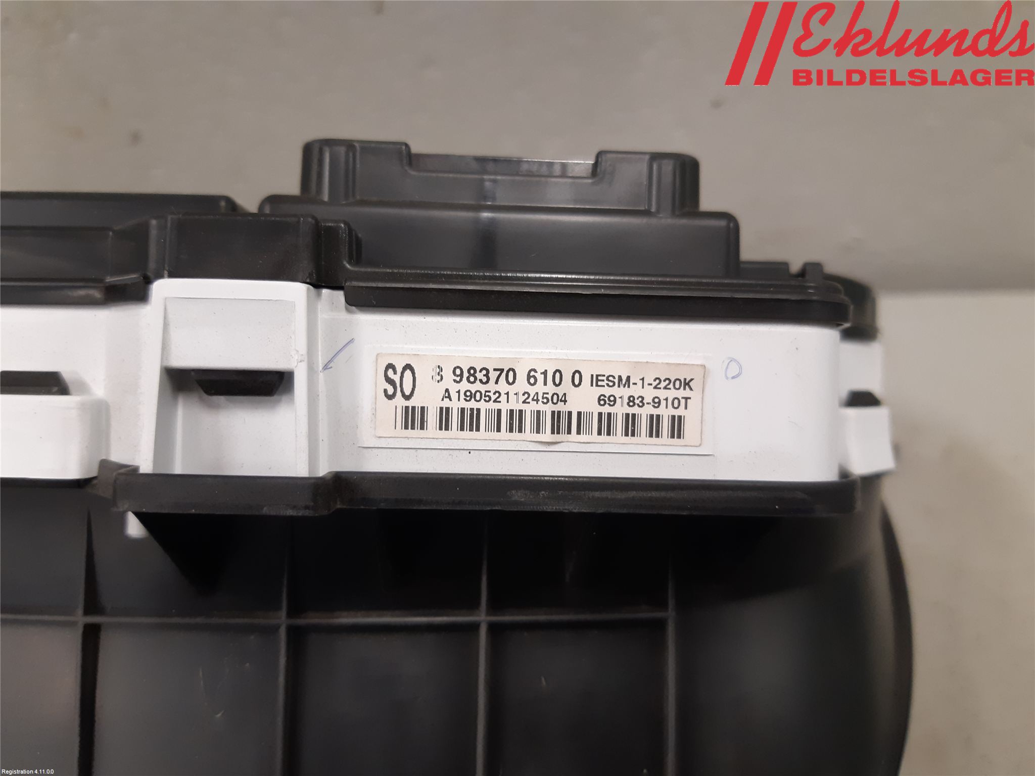 Isuzu D-MAX Instrument Komb