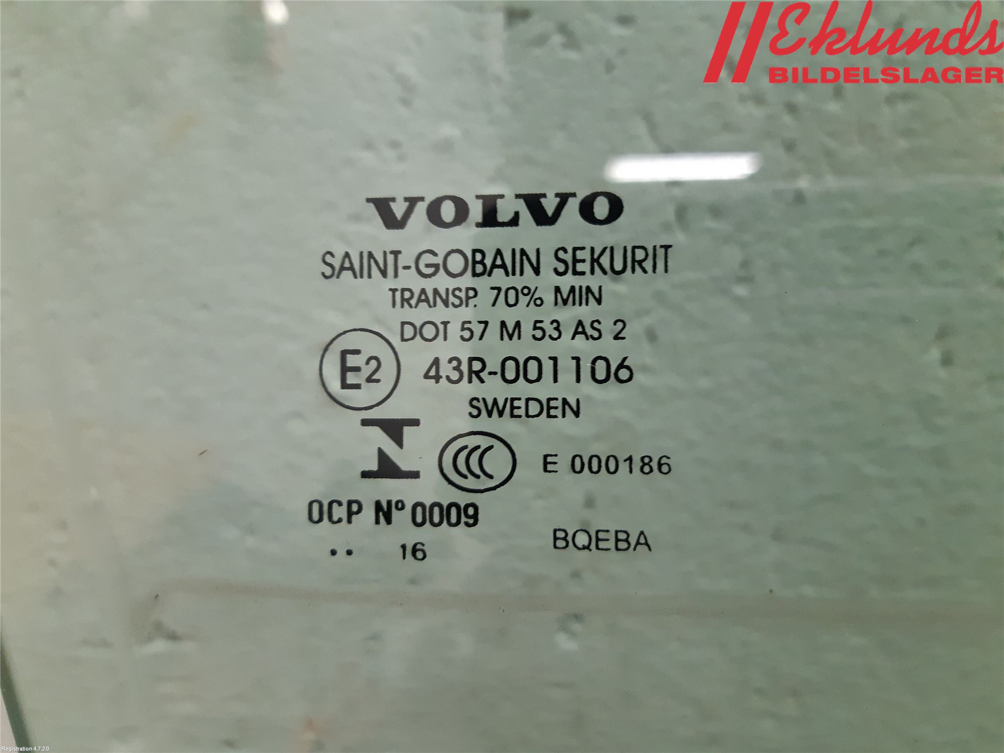 Volvo XC90/RECHARGE 16- Dörruta Fram Höger