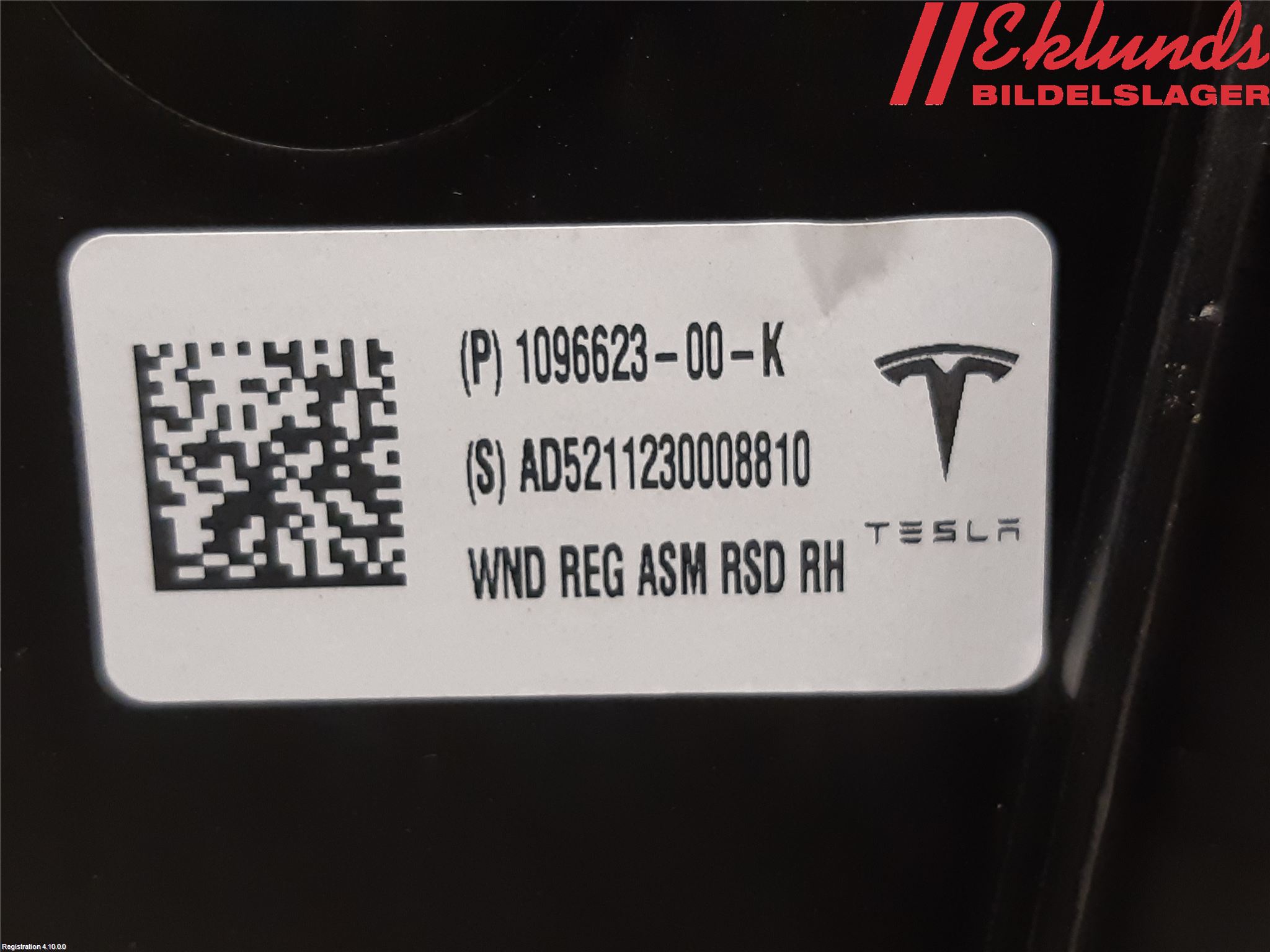 Tesla MODEL 3 17- Fönsterhiss El Kompl