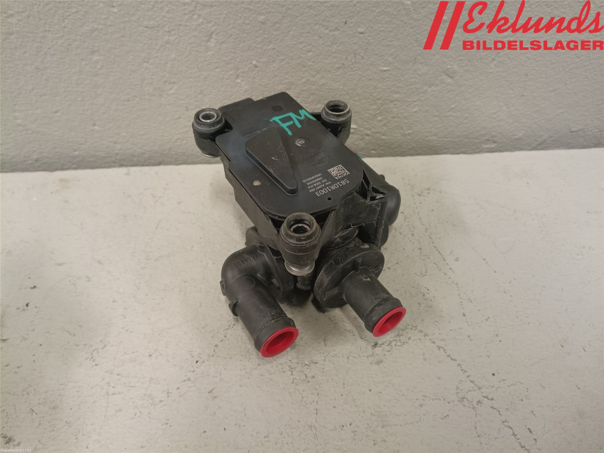 Audi E-TRON, S GE 19- Värme Cirkulationspump