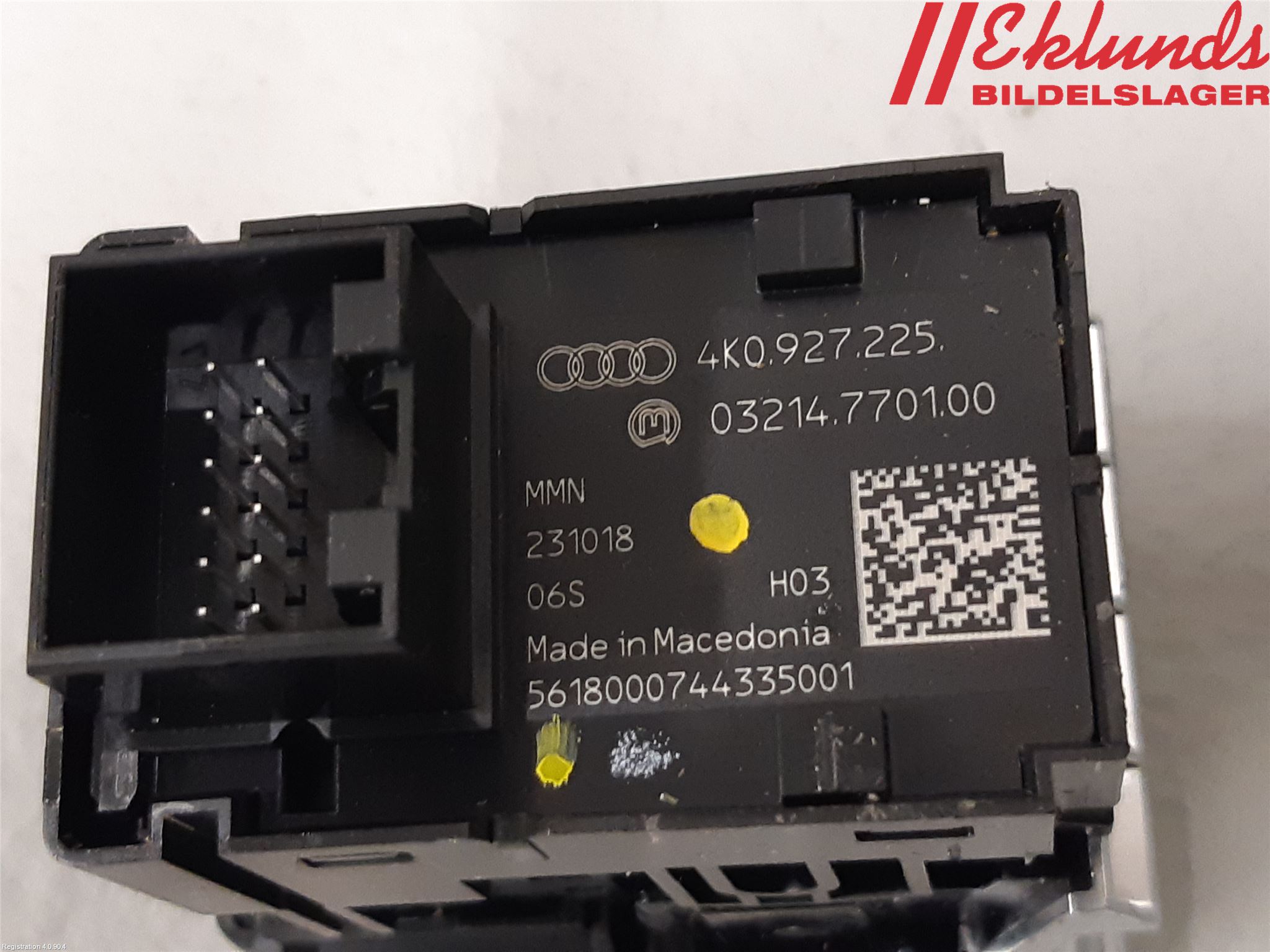 Audi A6 F2/C8 19- Strömställare Parkeringsbroms