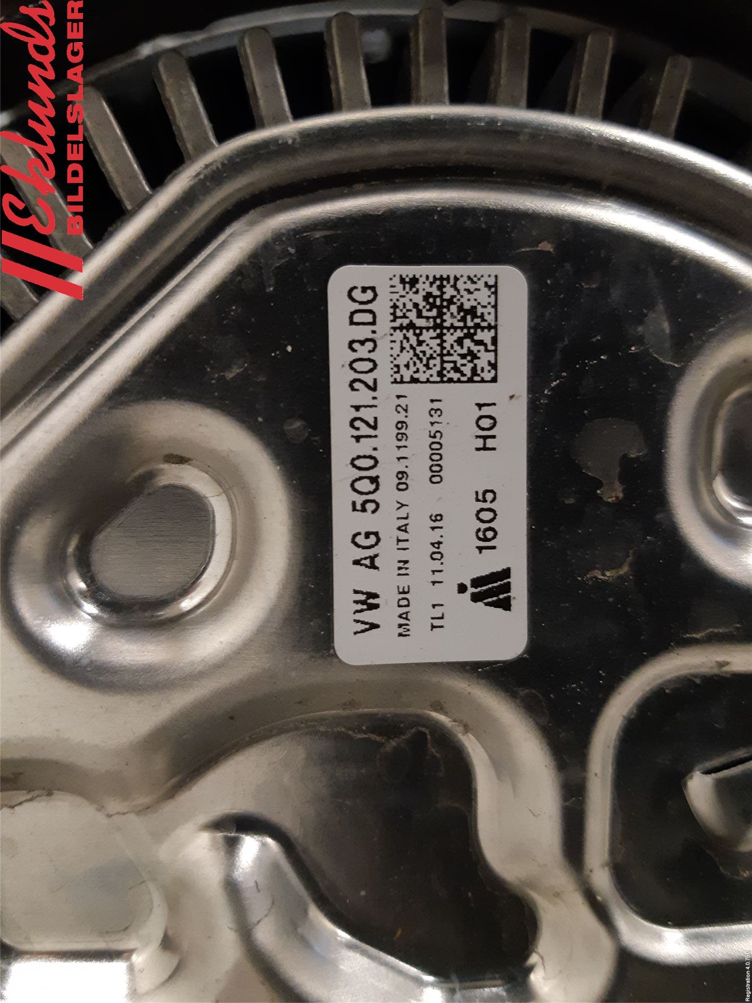 Volkswagen VW GOLF / E-GOLF VII 13-20 Kylfläkt El