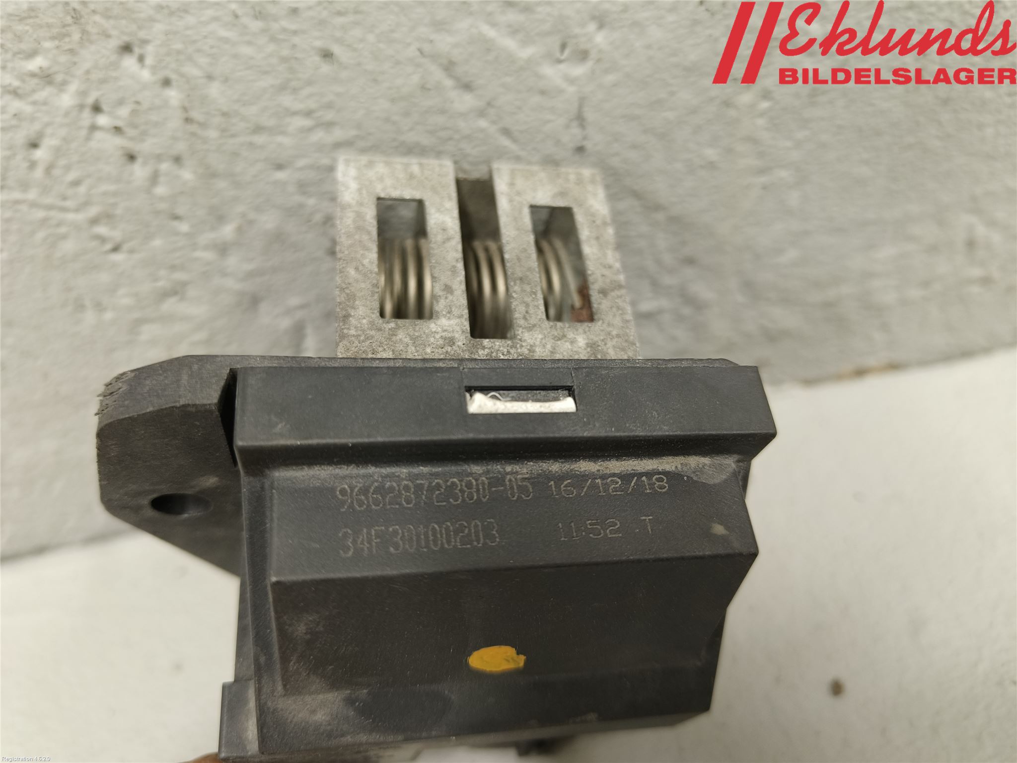 Citroen COTROEN C3 17-24 Kylfläktsmotstånd