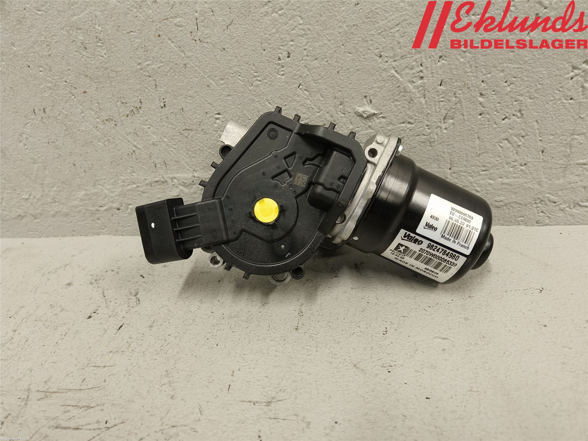 Peugeot 2008/E-2008 20- Torkarmotor Vindruta