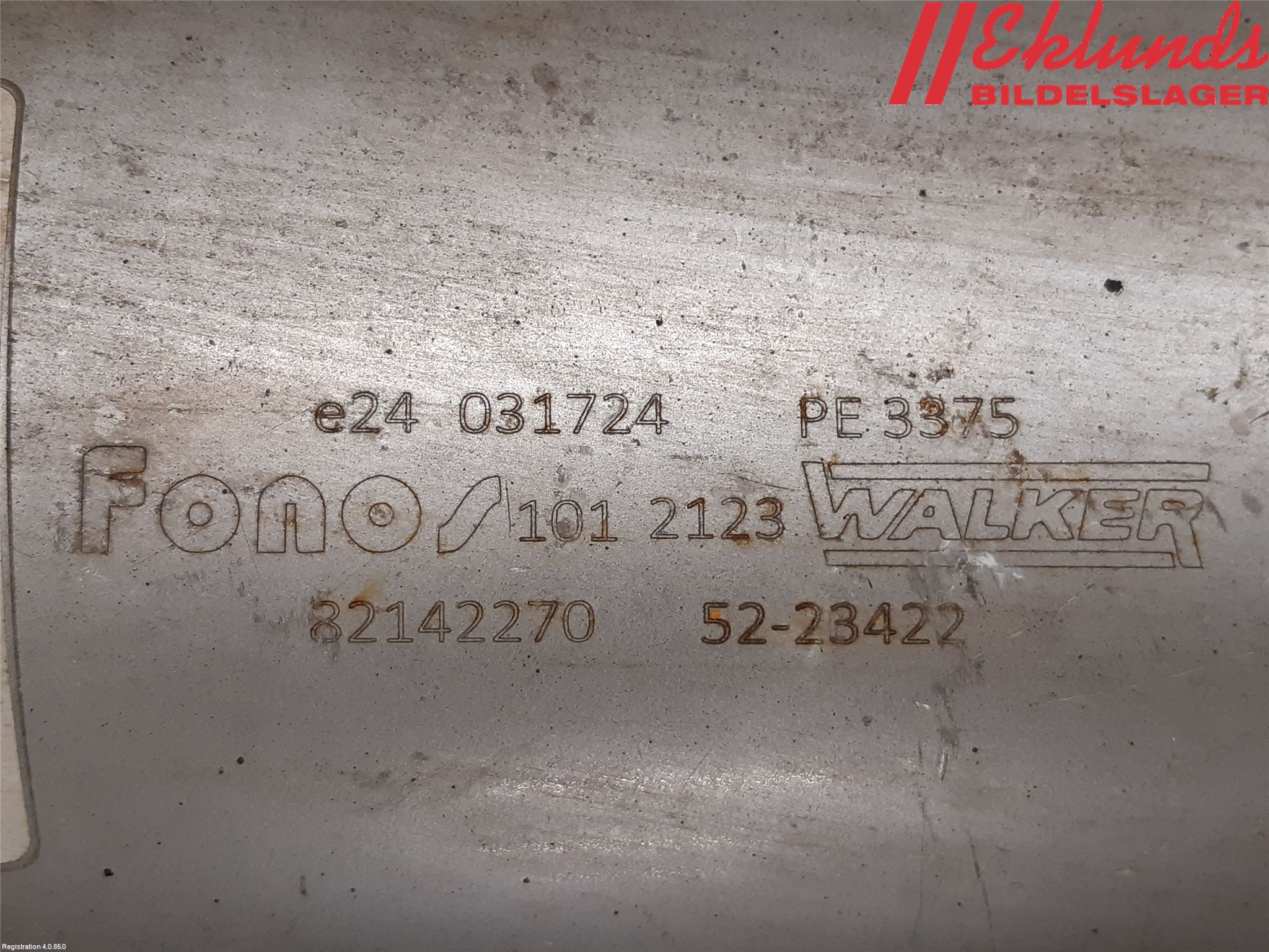 Peugeot 307     05-08 Avgas Bakre Dämpare
