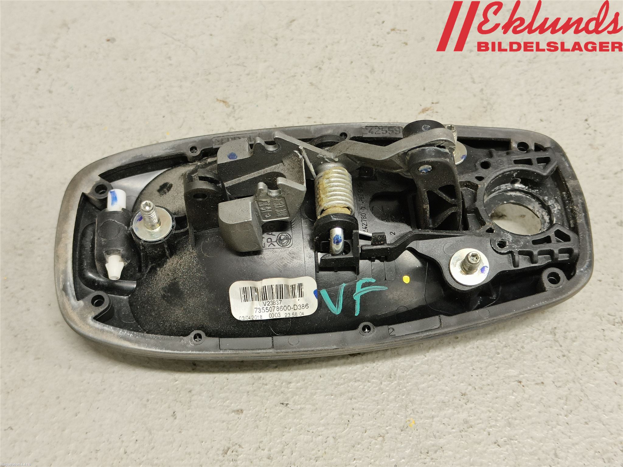 Fiat DOBLO CARGO Dörrhandtag Yttre Vä