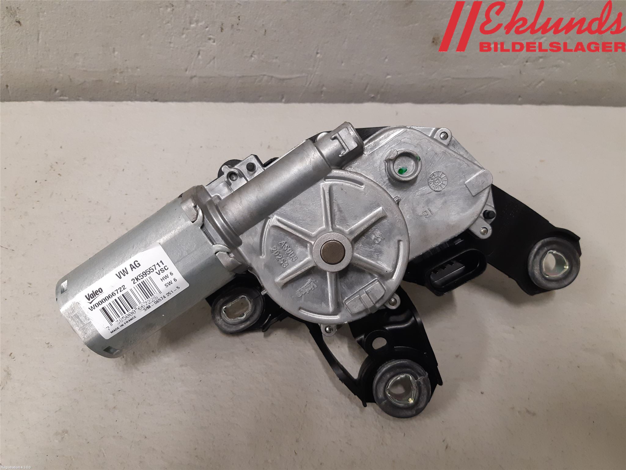 Volkswagen VW CADDY 16-20 Torkarmotor Baklucka