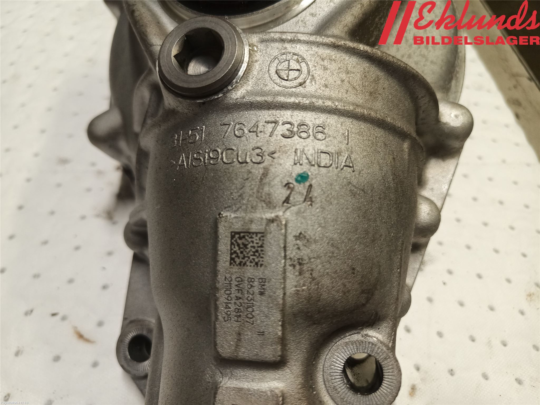 BMW 5 G30/G31/F90 17-23 Framvagn Diffrential