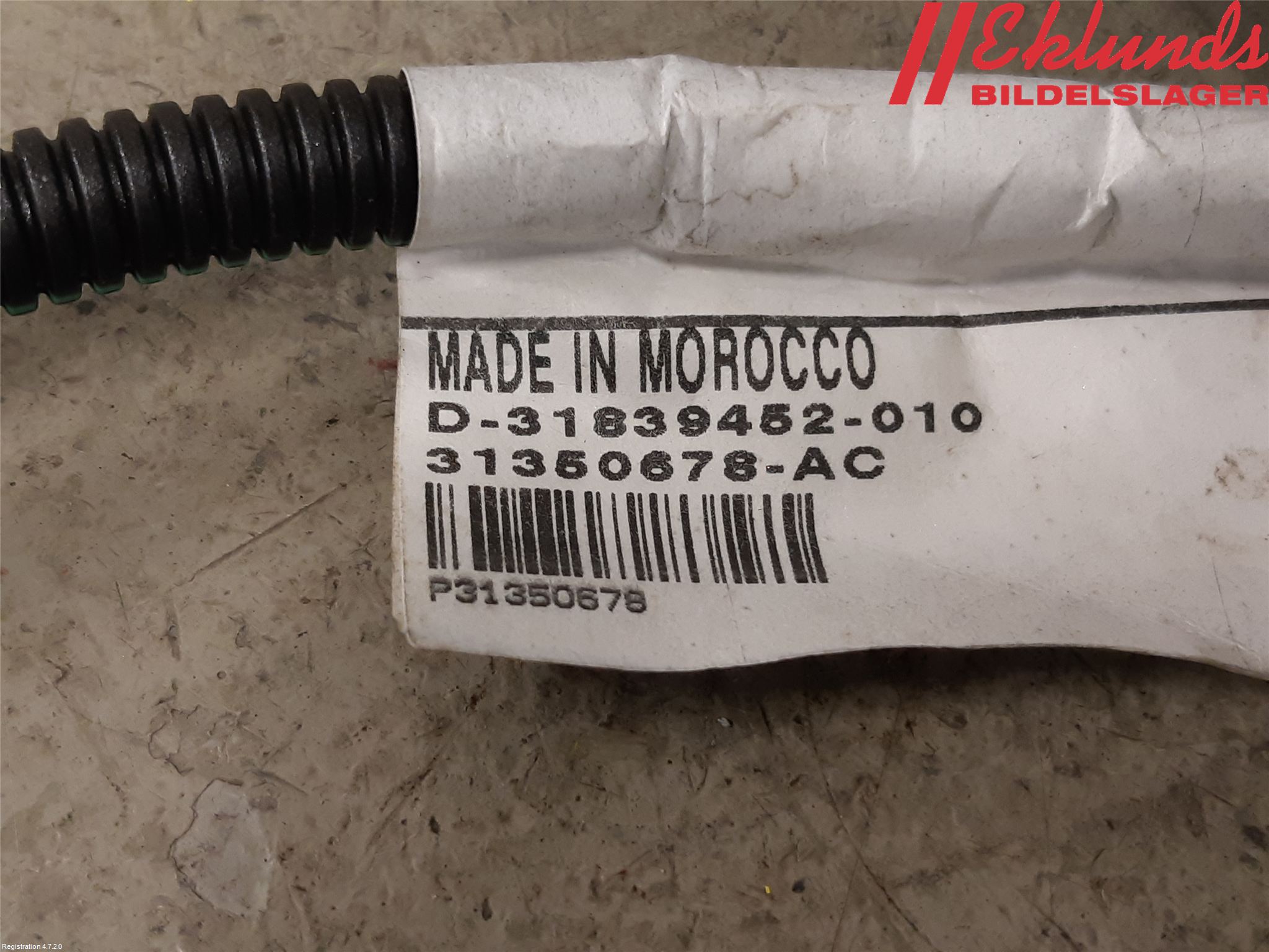 Volvo XC90/RECHARGE 16- Kabelhärva