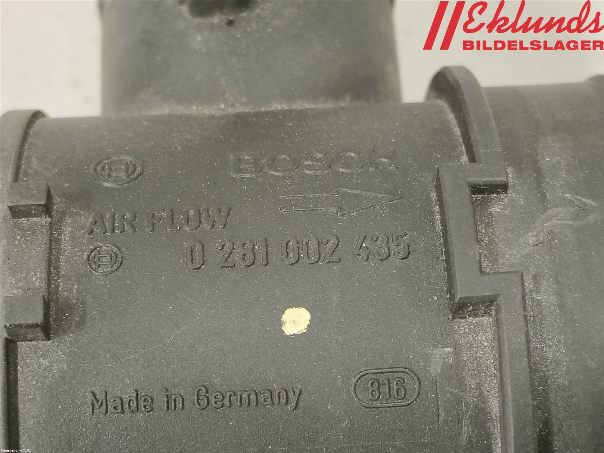 Porsche CAYENNE 03- Injluftmassamätare