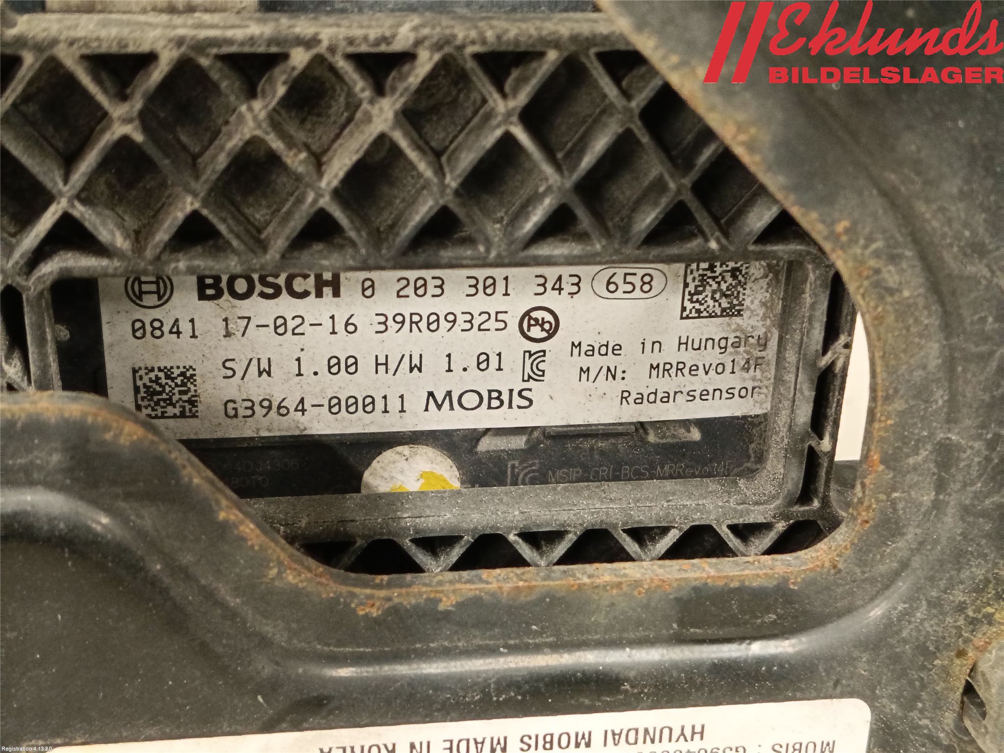 Hyundai i30 PD 17- Sensor Aktivt Kollisionsskydd