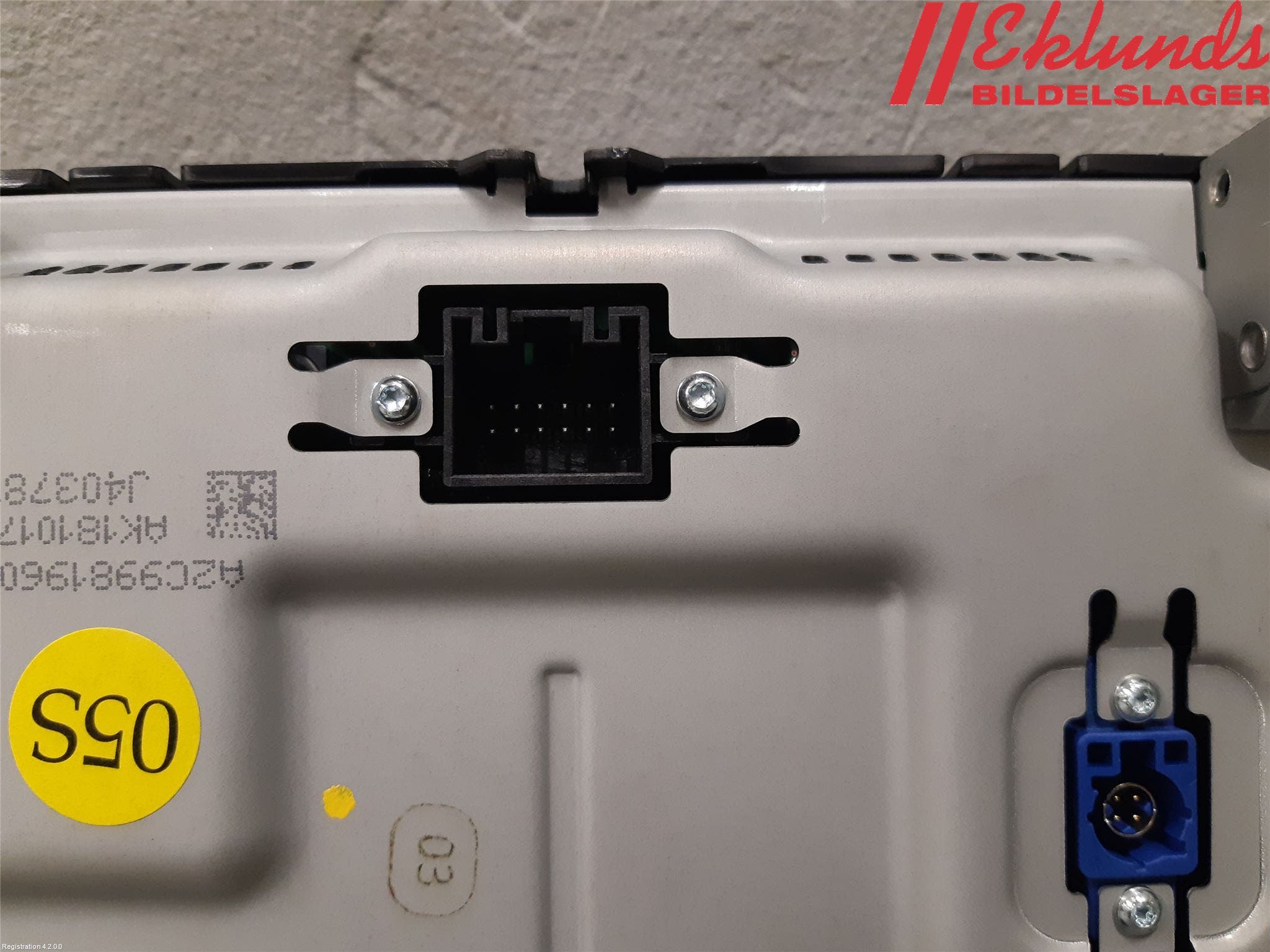 Volkswagen VW GOLF / E-GOLF VII 13-20 Cd Radio - Multimediapanel