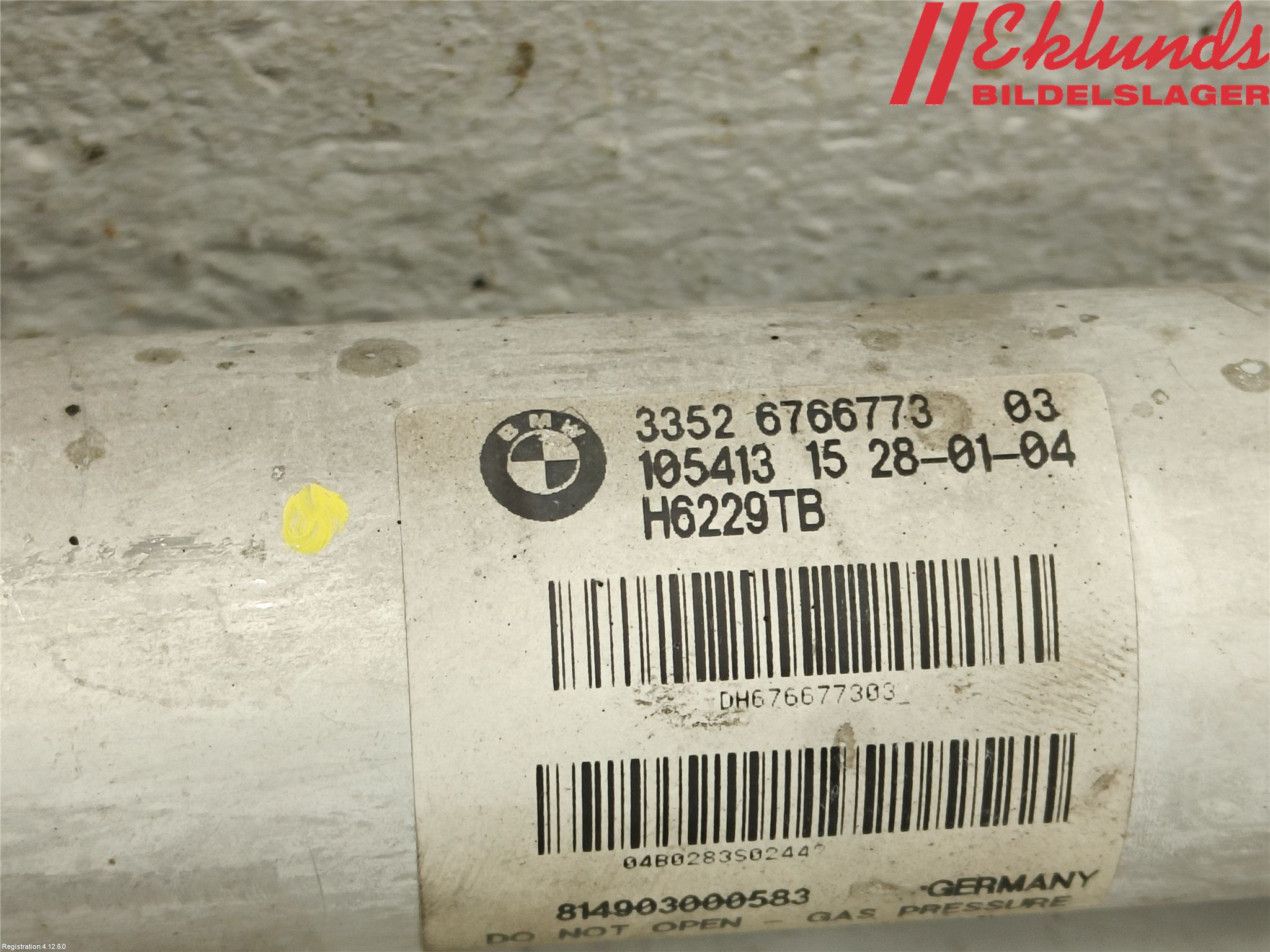 BMW 6 E63/64    02-10 Fjäderben Bak Höger