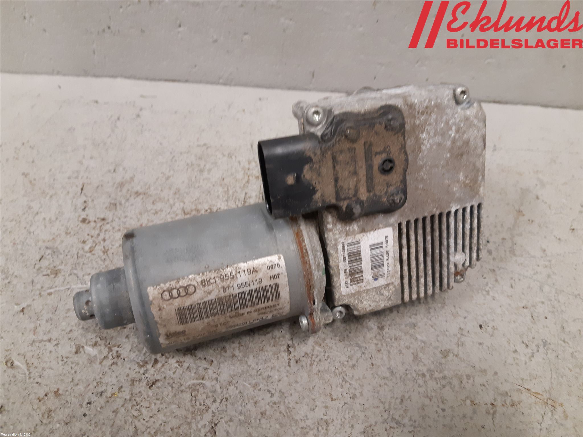 Audi A4/S4 08-11 Torkarmotor Vindruta